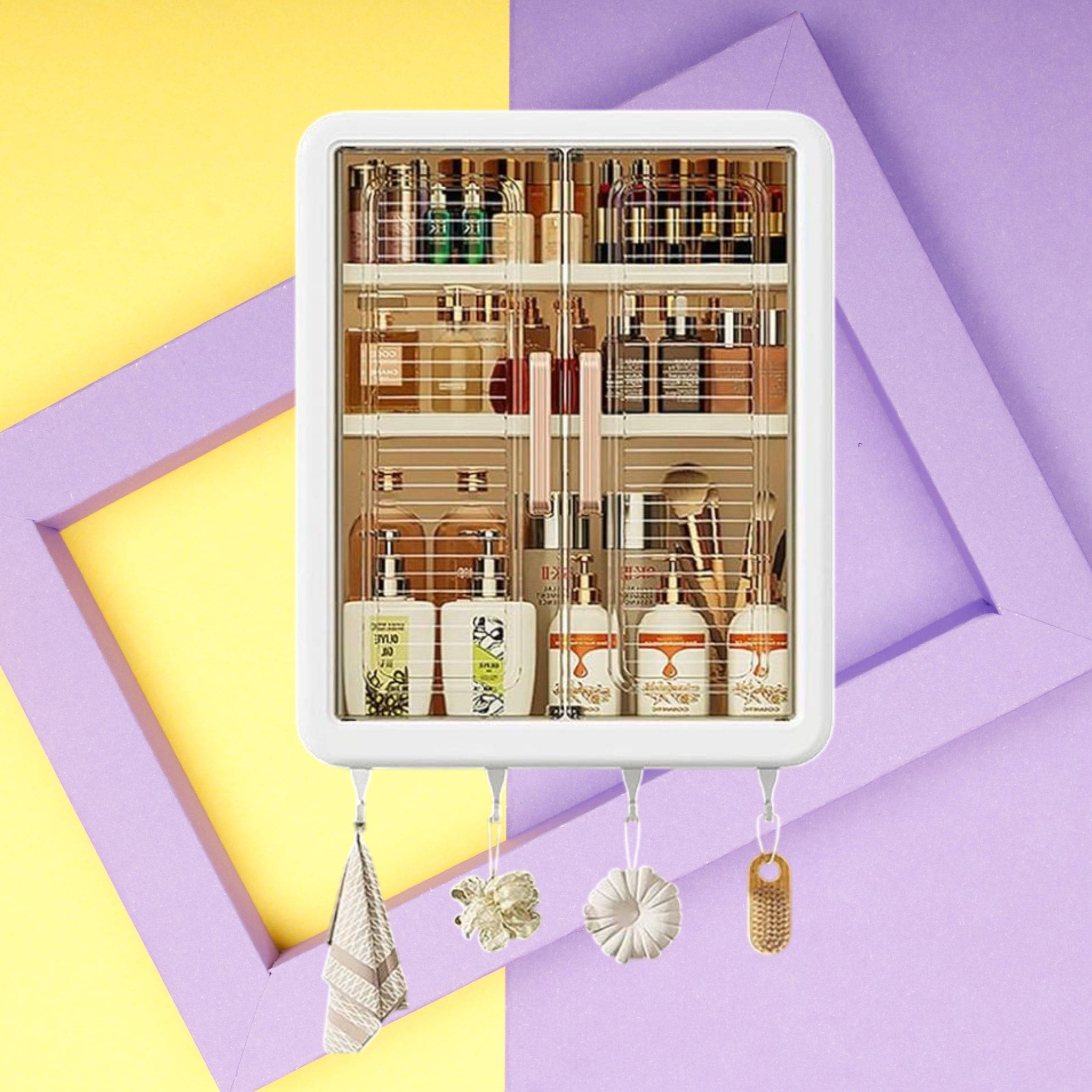     			Make Up Organizer Wall Mounted Waterproof Storage Box for Kitchen Home Decor| Bath | Bath Caddies & Storage| Bath Caddies & Storage| Bath Caddies & Storage|1 Shower Organizer
