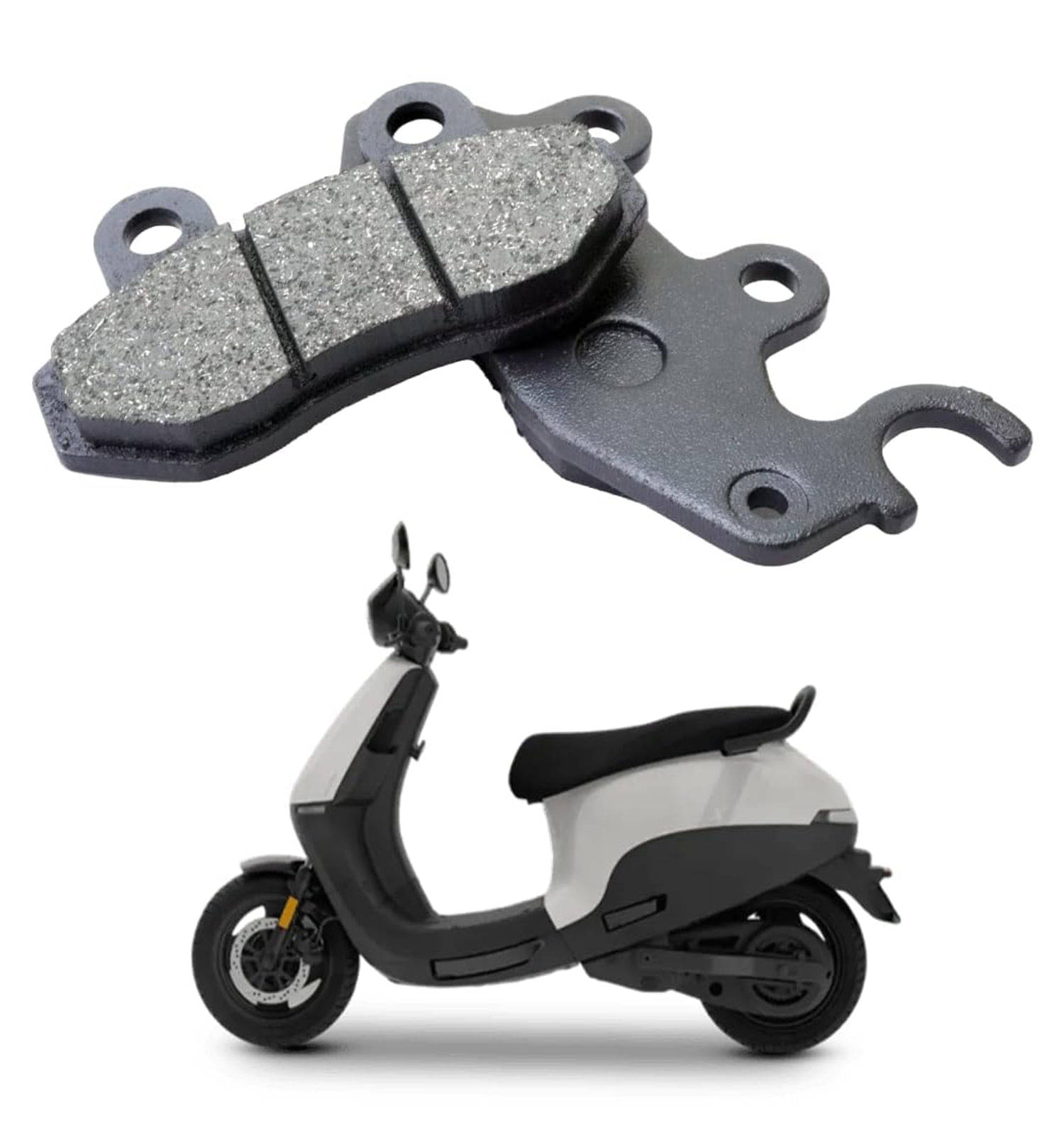     			Rock World Ola S1X Plus 3"GEN Brake Disc Pad Compatible for Ola S1X Plus 3"GEN Electric Scooter (FRONT) (Set Of-1)