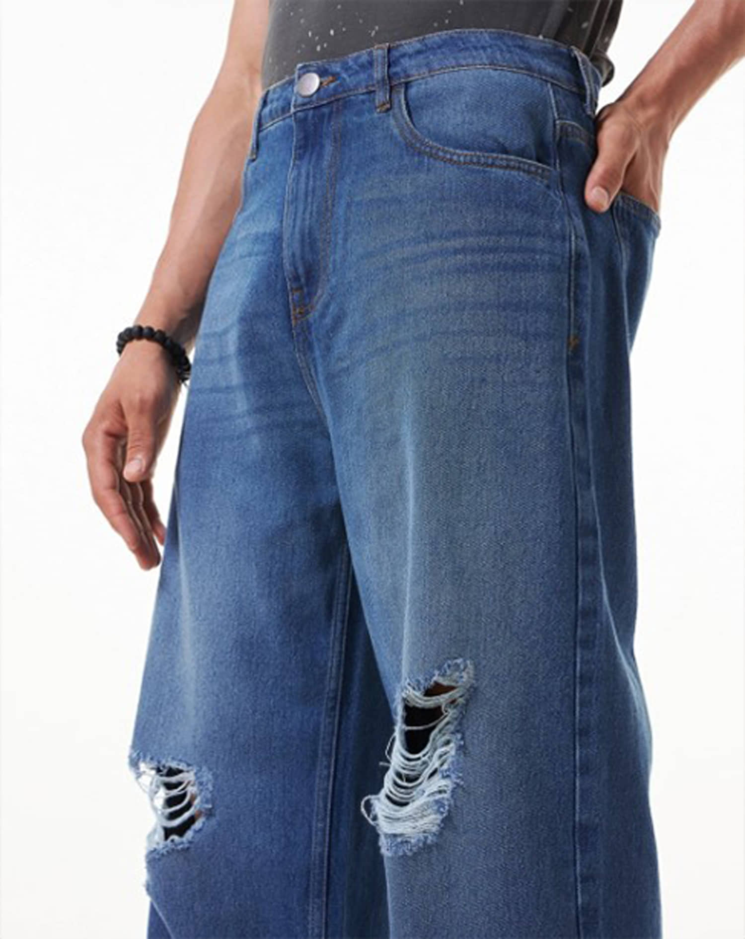 Star4well Straight Clean Look Men's Jeans - Dark Blue ( Pack of 1 ) - Jeans | Buy online on ZillyBuy