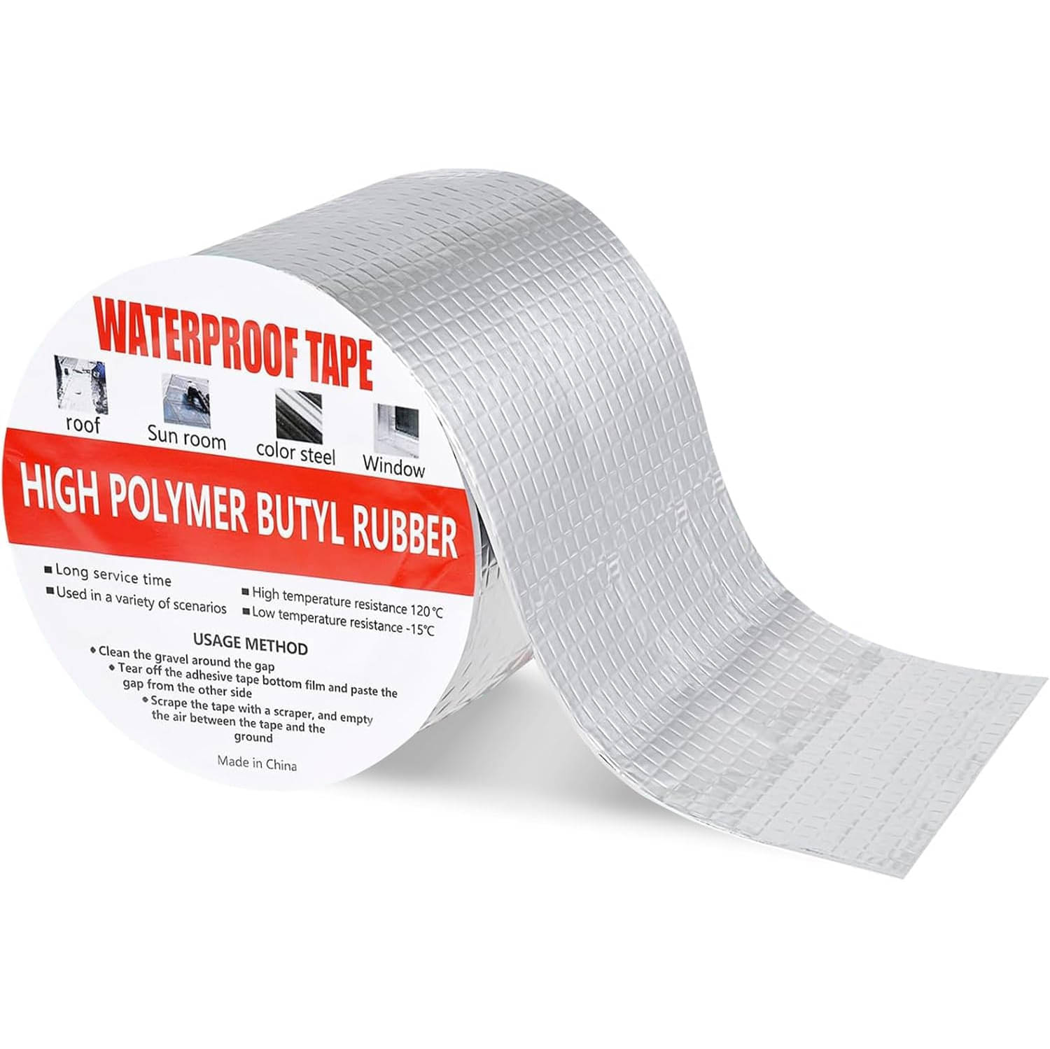 Super Strong Waterproof Butyl Rubber Tape for Roof, Window, Pipe Leak Repair – High Adhesion & Heat Resistant Sealant Roll Super Strong Waterproof Butyl Rubber Tape for Roof, Window, Pipe Leak Repair – High Adhesion & Heat Resistant Sealant Roll