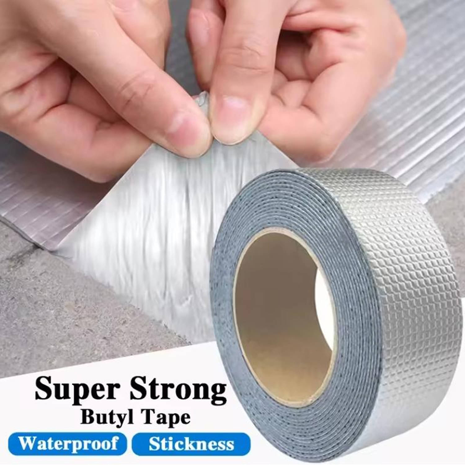     			Super Strong Waterproof Butyl Rubber Tape for Roof, Window, Pipe Leak Repair – High Adhesion & Heat Resistant Sealant Roll