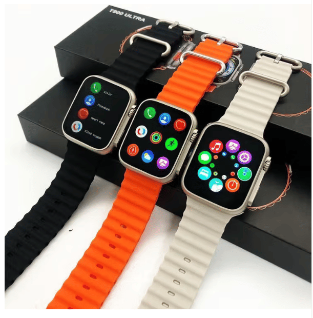     			T800 Ultra Smart Watch with Beautiful Strap, Bluetooth Calling Smart Watch, 1.99" Touch Display with Fitness & Outdoor, Health & Medical Tracker, 8 Unique UI Interactions (Orange)