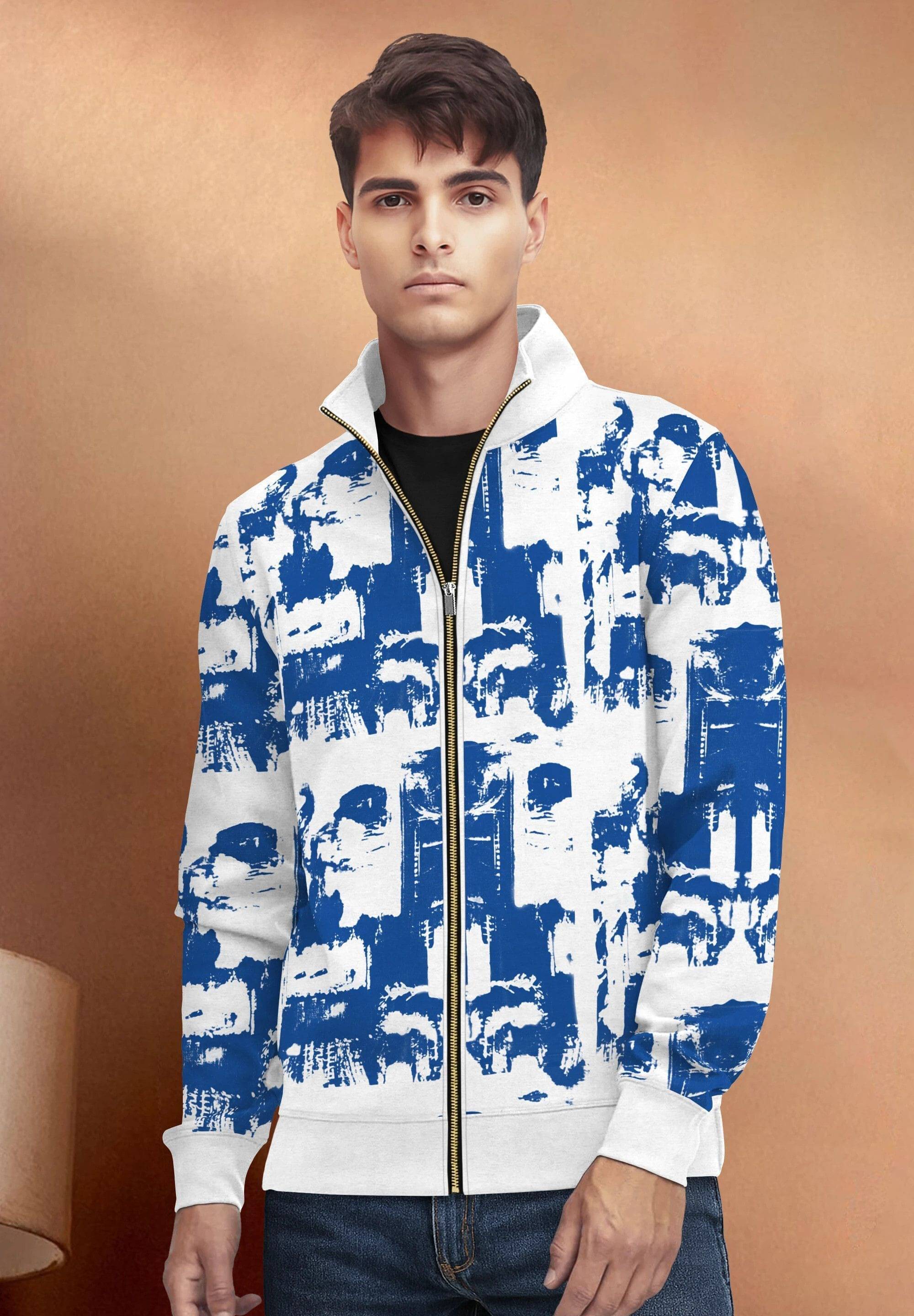 Tripr Cotton Blend Men's Casual Jacket - White ( Pack of 1 ) Tripr Cotton Blend Men's Casual Jacket - White ( Pack of 1 )