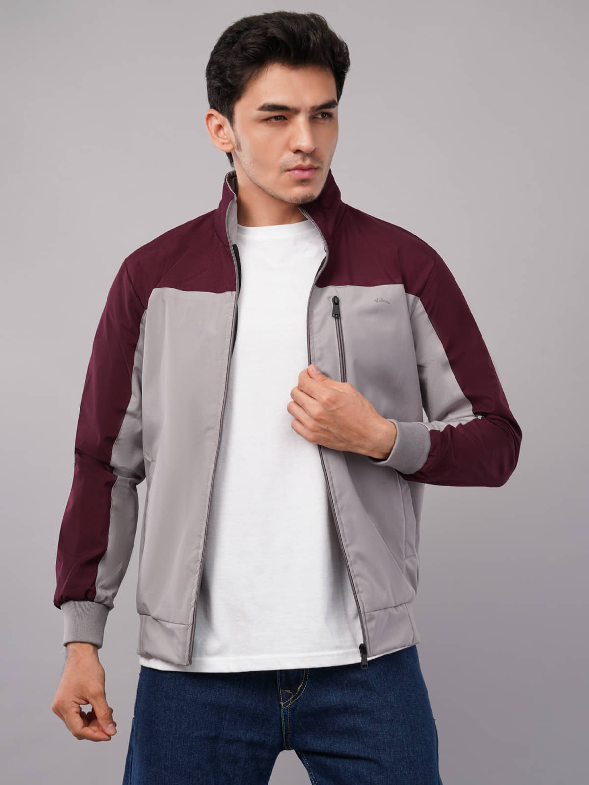 VILAZO Polyester Men's Windcheater Jacket - Grey ( Pack of 1 ) VILAZO Polyester Men's Windcheater Jacket - Grey ( Pack of 1 )
