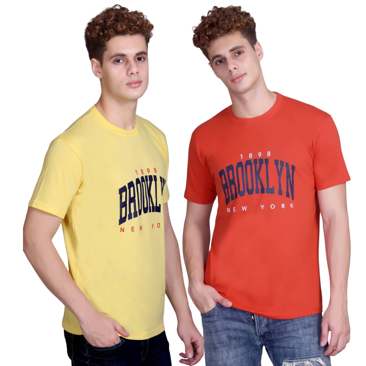     			ZEFFORA Men Cotton Blend Regular Fit Printed T-Shirt ( Multicolor1 )