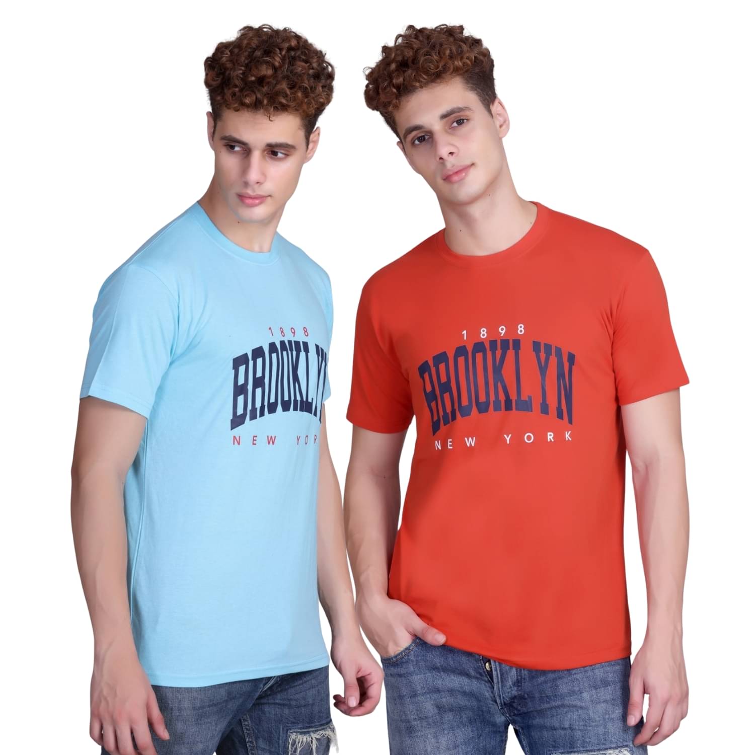     			ZEFFORA Men Cotton Blend Regular Fit Printed T-Shirt ( Multicolor9 )