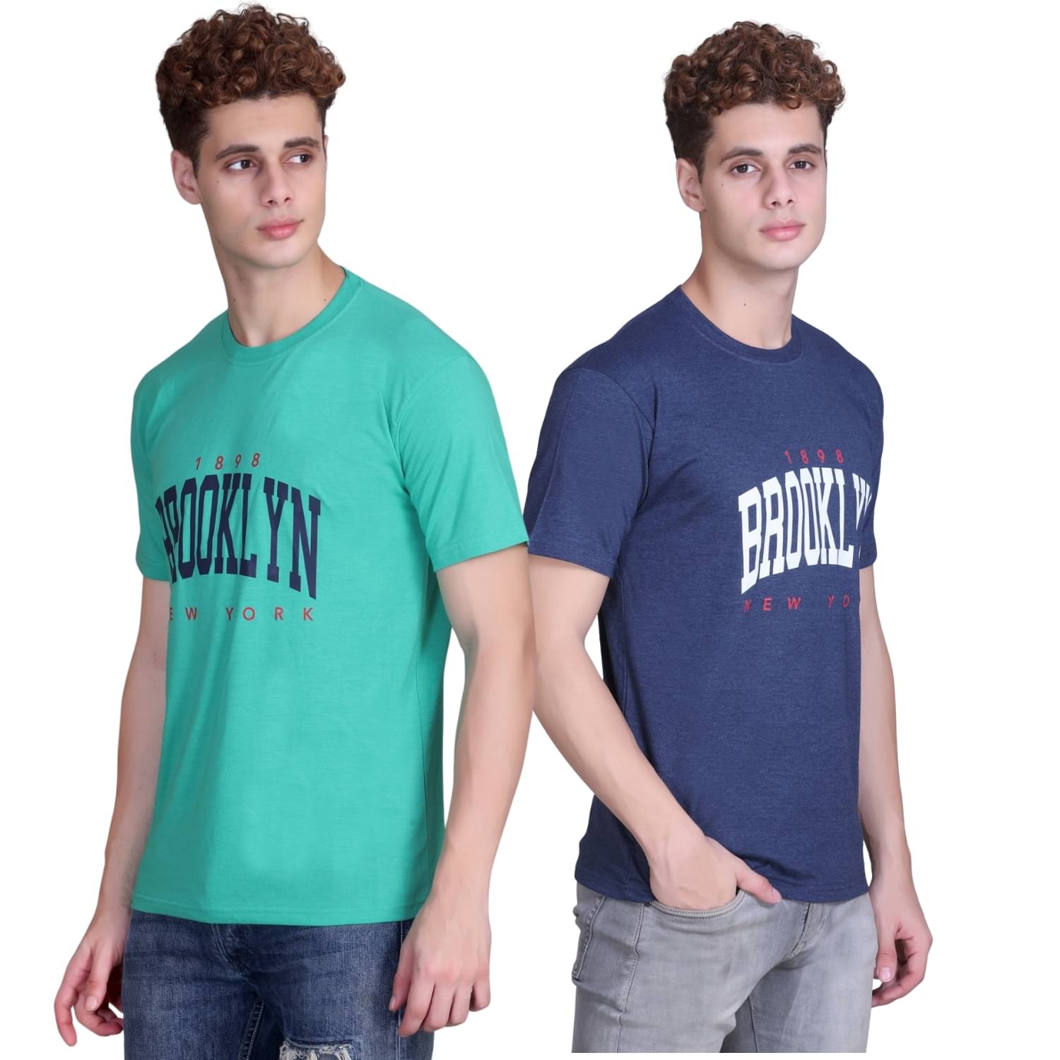 ZEFFORA Men Cotton Blend Regular Fit Printed T-Shirt ( Multicolor10 ) ZEFFORA Men Cotton Blend Regular Fit Printed T-Shirt ( Multicolor10 )
