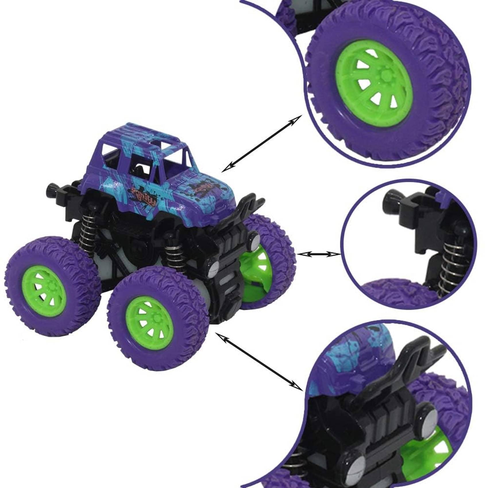     			kare beauty - Purple Plastic Truck ( Pack of 1 )