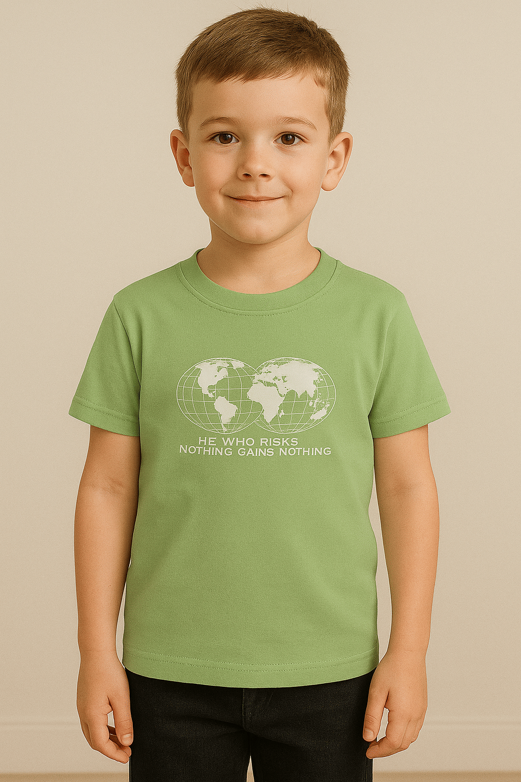     			kavlo Pack of 1 Boys & Girls Polyester T-Shirt ( Green )