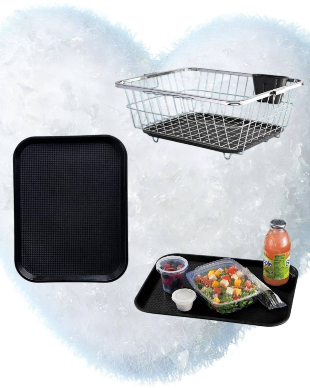 ALCY Silver Steel Dish Drainers ( Pack of 1 ) ALCY Silver Steel Dish Drainers ( Pack of 1 )