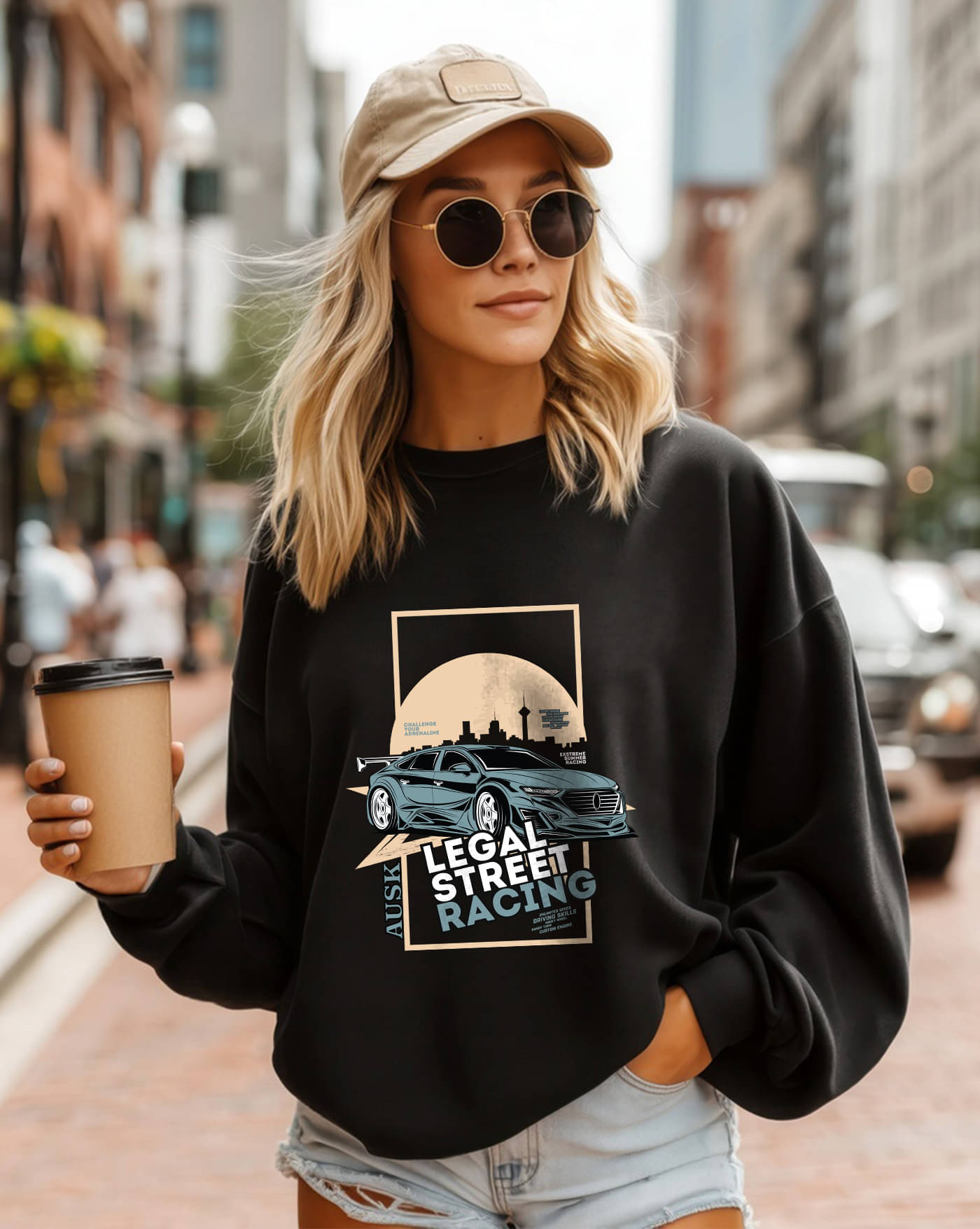 AOOSH Women Fleece Round Neck Sweatshirt ( Black ) AOOSH Women Fleece Round Neck Sweatshirt ( Black )