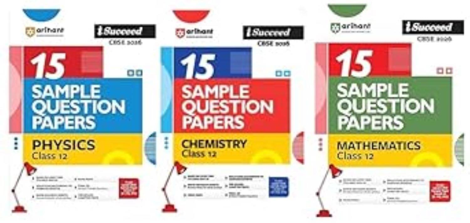     			ARIHANT I Succeed 15 Sample Question Papers Physics, Chemistry & Mathematics Class 12 (CBSE 2026)