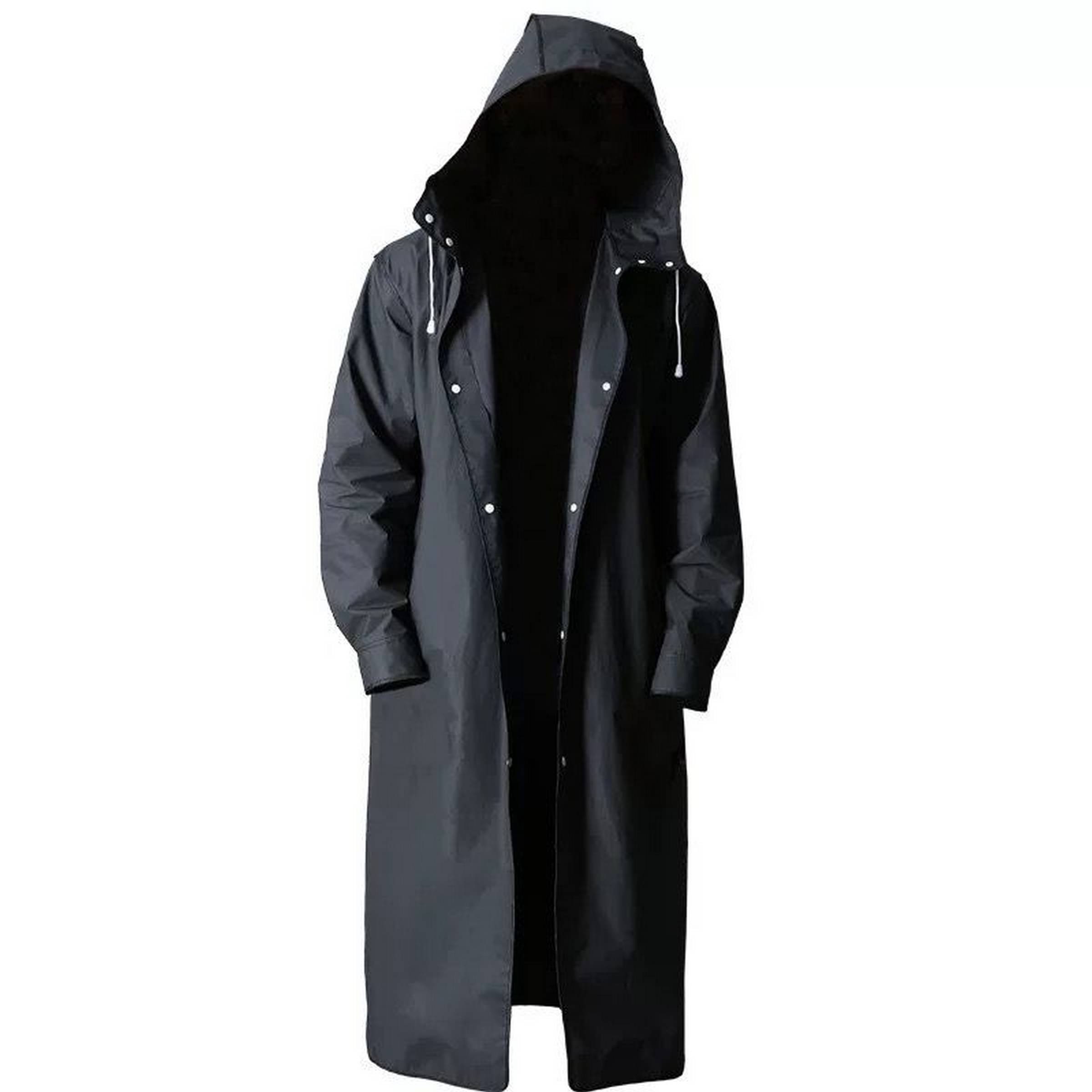 Adorazone Long Raincoat - Black Adorazone Long Raincoat - Black