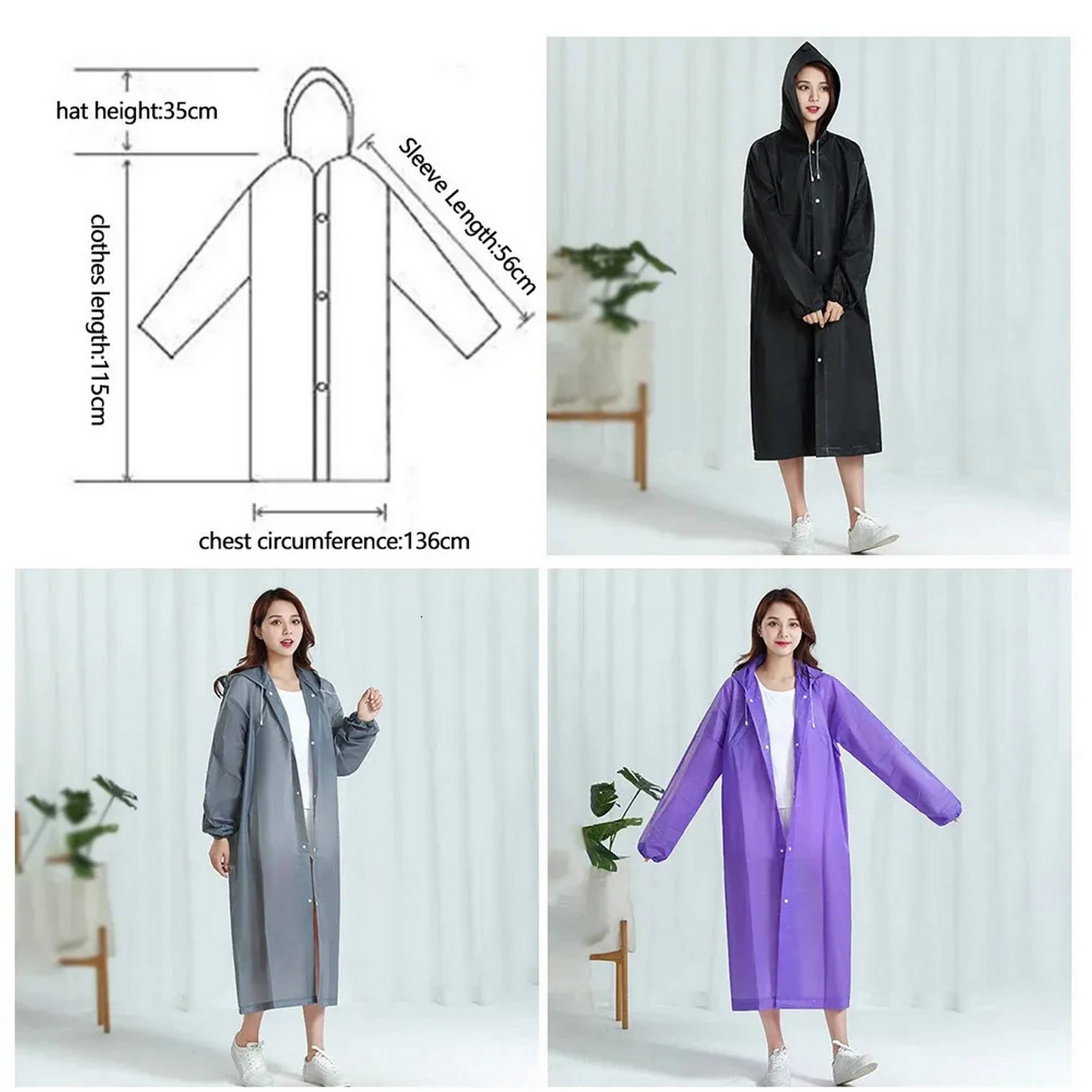 Adorazone Long Raincoat Pink