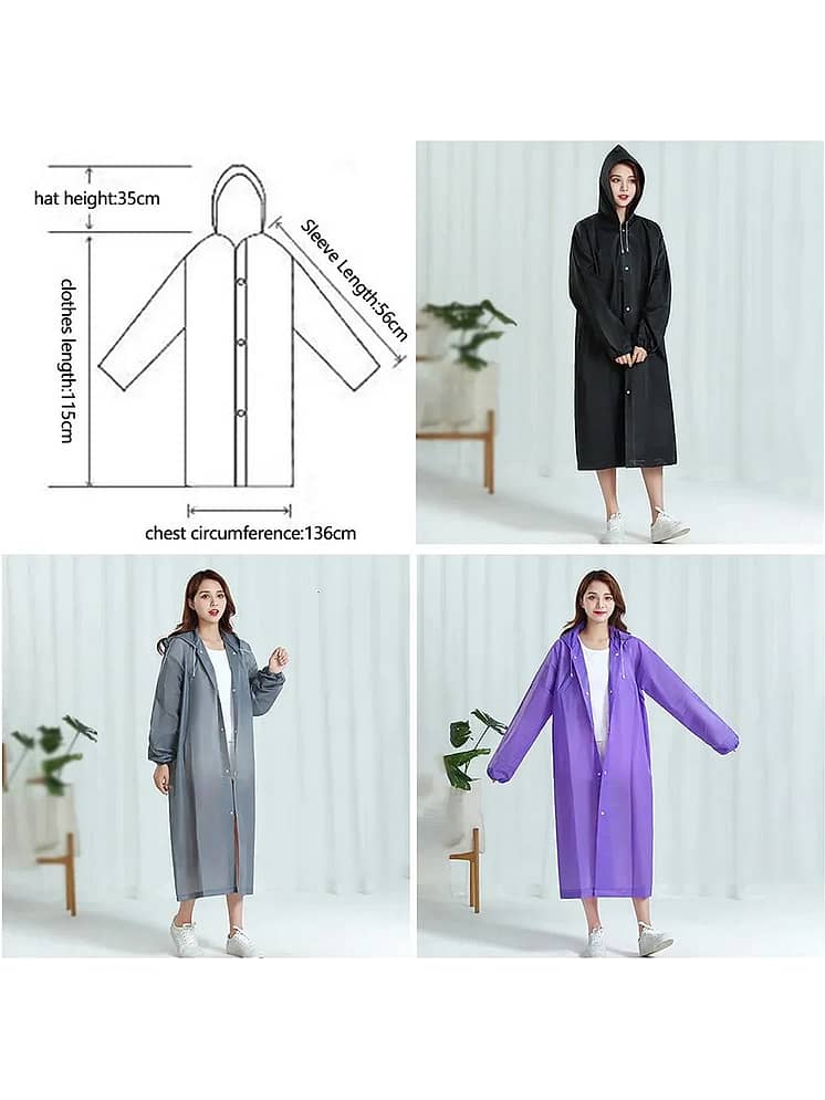 Adorazone Long Raincoat Pink