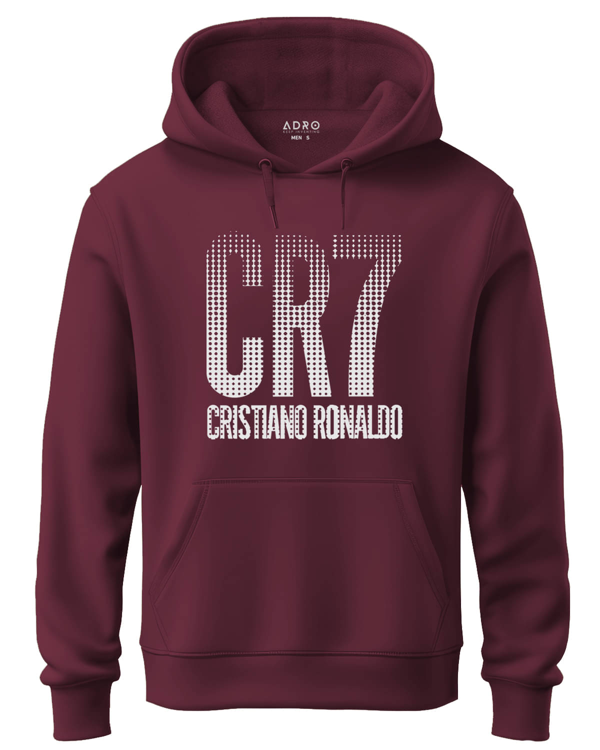     			Adro Fleece Hooded Men's Sweatshirt - Maroon ( Pack of 1 )