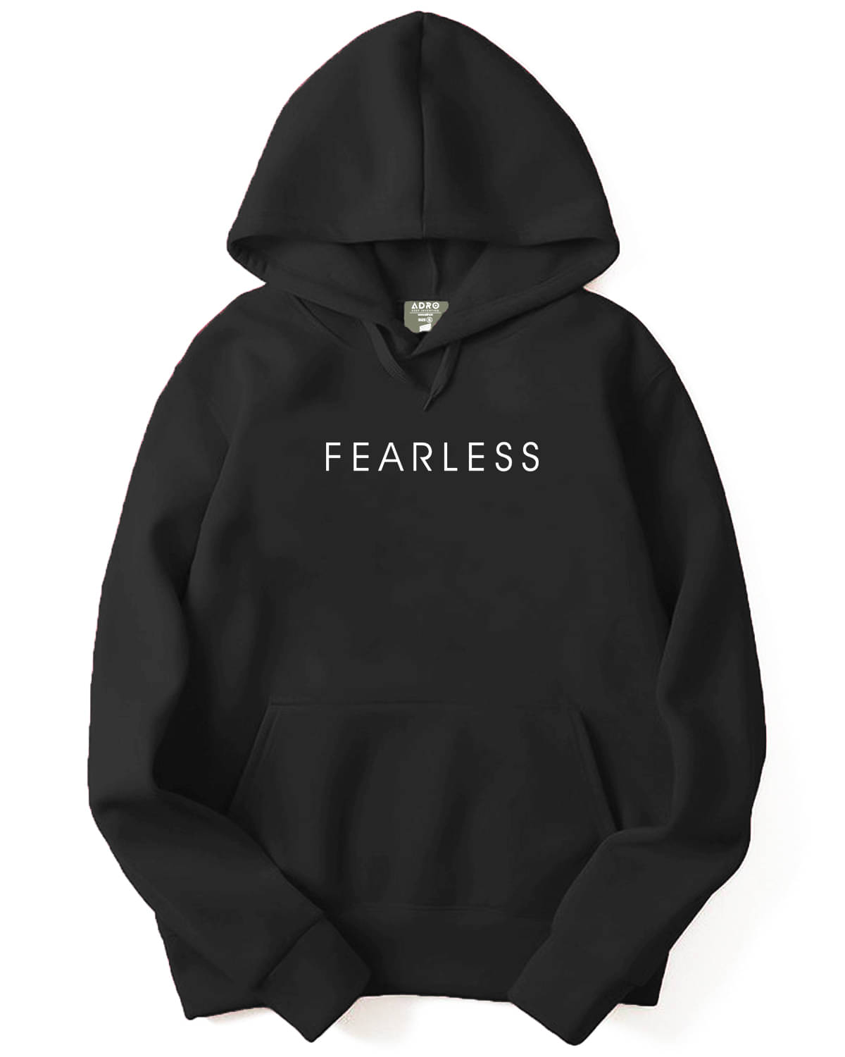     			Adro Fleece Hooded Men's Sweatshirt - Black ( Pack of 1 )