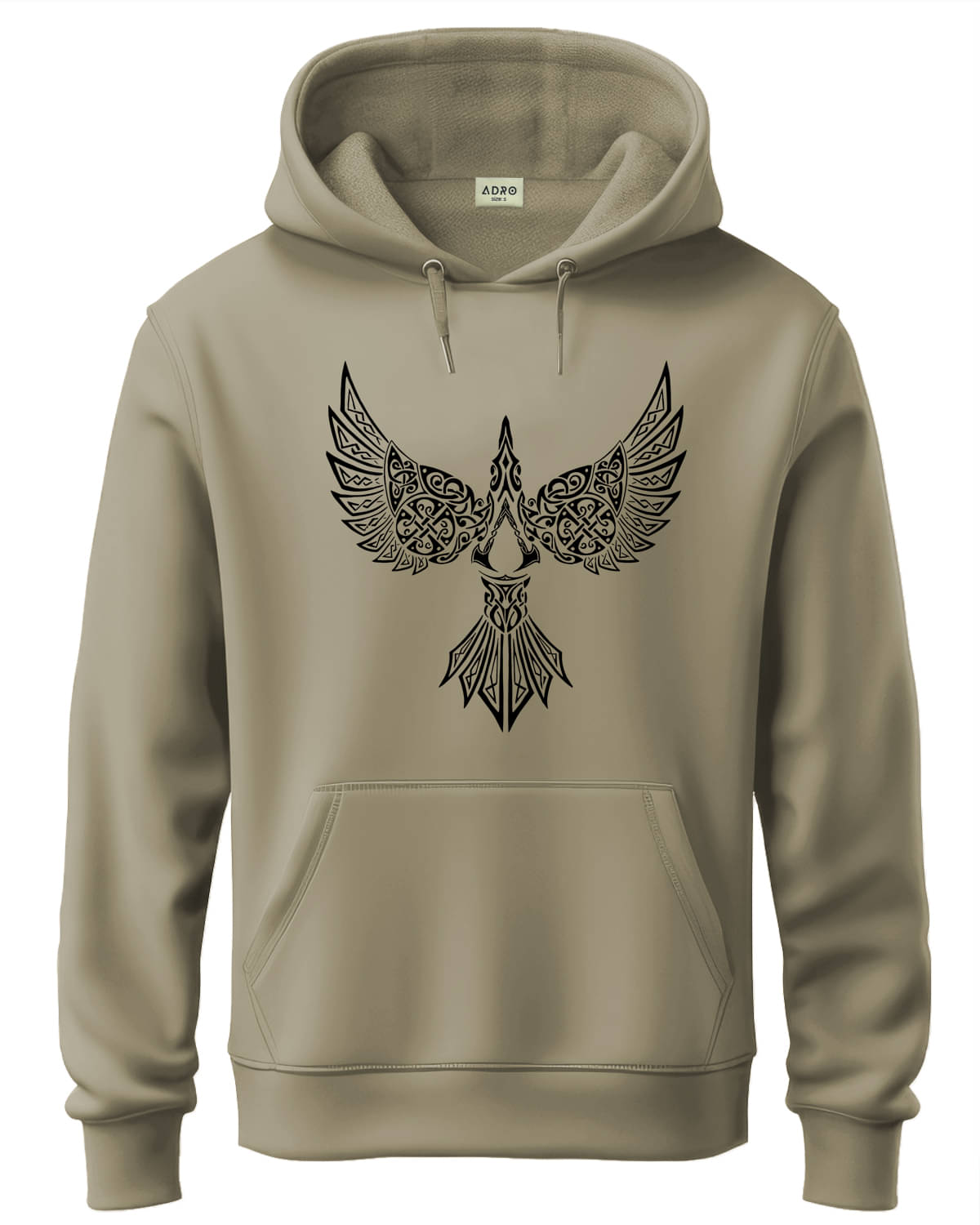 Adro Fleece Hooded Men's Sweatshirt - Beige ( Pack of 1 ) Adro Fleece Hooded Men's Sweatshirt - Beige ( Pack of 1 )
