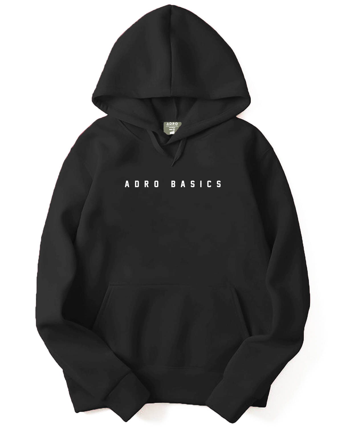     			Adro Fleece Hooded Men's Sweatshirt - Black ( Pack of 1 )