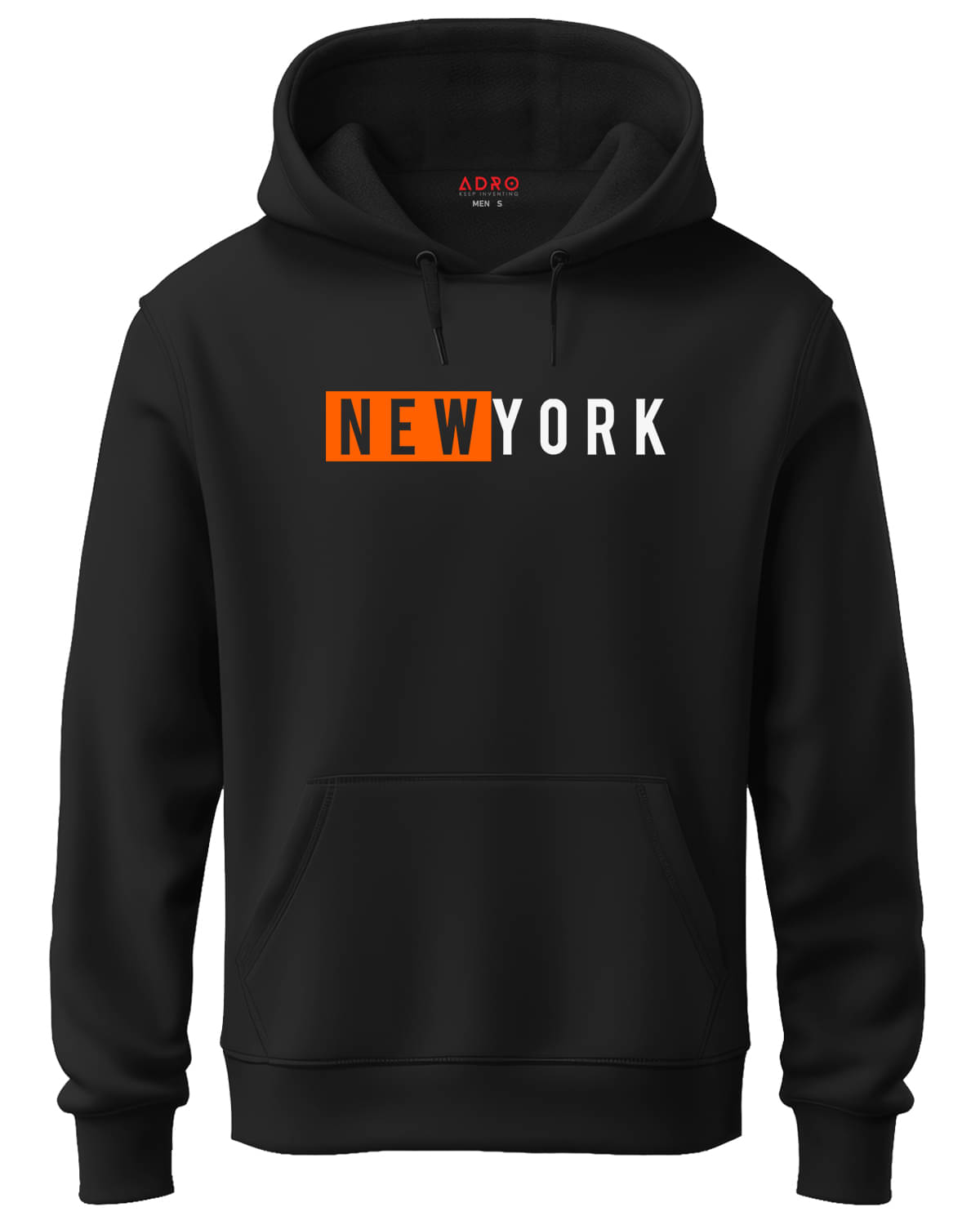 Adro Fleece Hooded Men's Sweatshirt - Black ( Pack of 1 ) Adro Fleece Hooded Men's Sweatshirt - Black ( Pack of 1 )