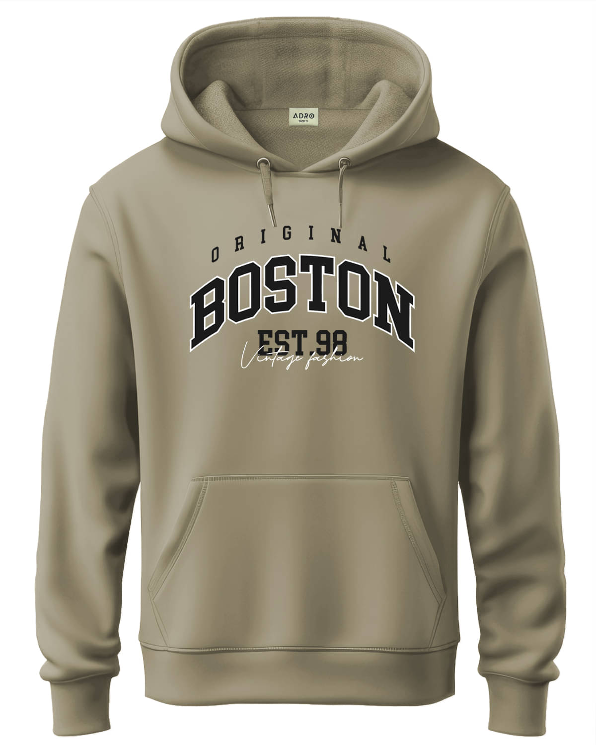 Adro Fleece Hooded Men's Sweatshirt - Beige ( Pack of 1 ) Adro Fleece Hooded Men's Sweatshirt - Beige ( Pack of 1 )