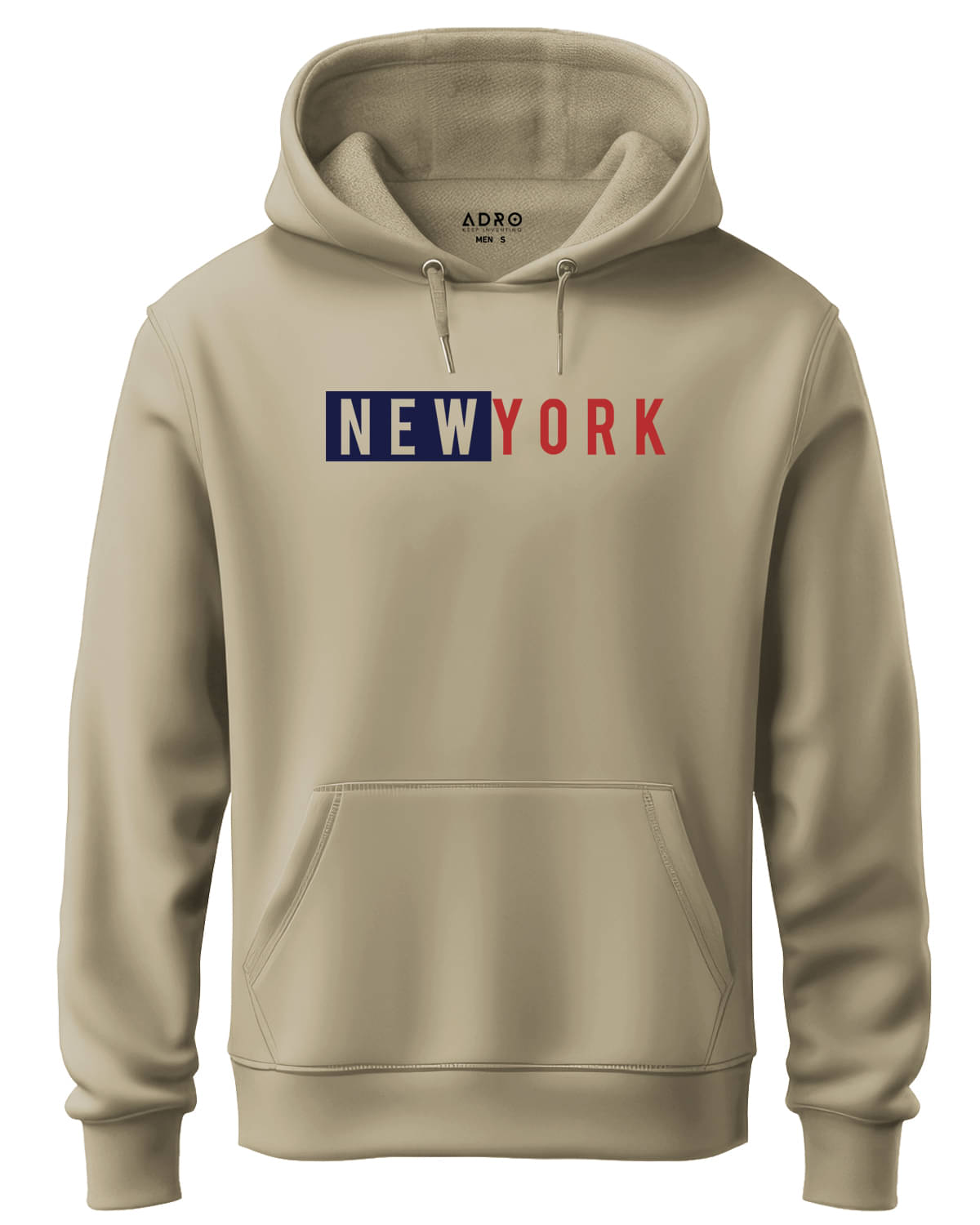 Adro Fleece Hooded Men's Sweatshirt - Beige ( Pack of 1 )     			Adro Fleece Hooded Men's Sweatshirt - Beige ( Pack of 1 )