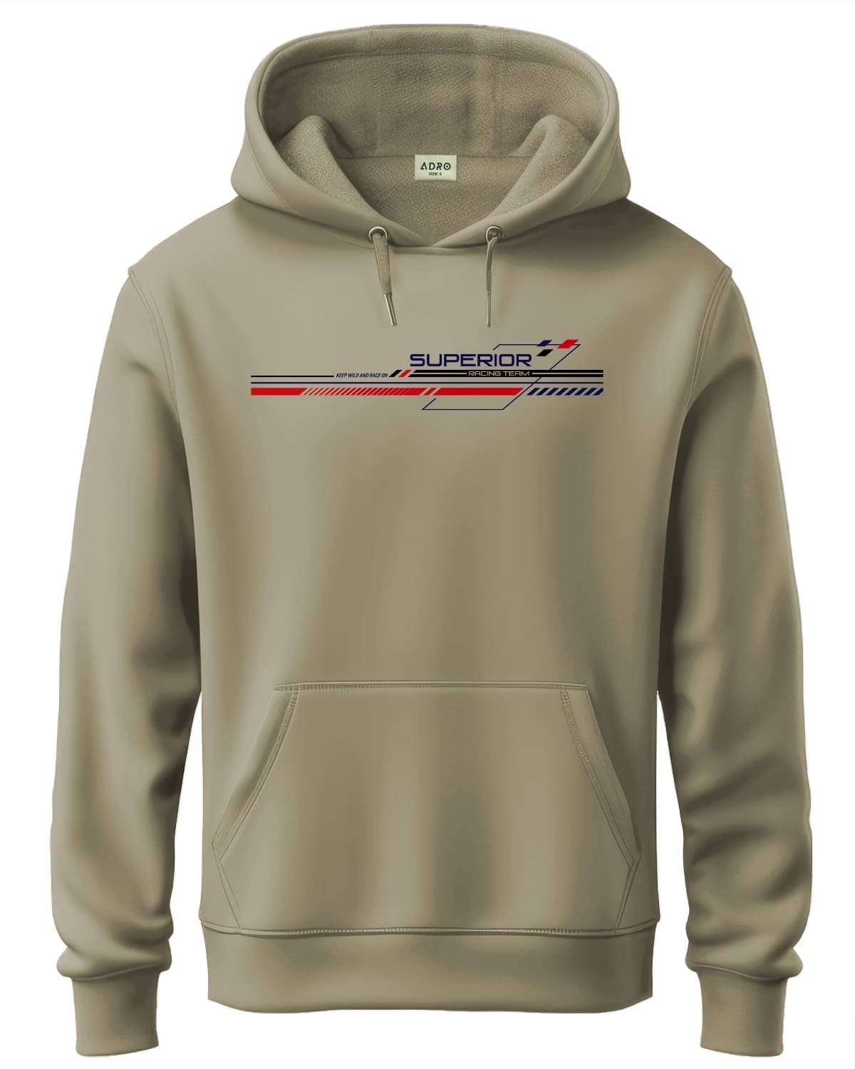 Adro Fleece Hooded Men's Sweatshirt - Beige ( Pack of 1 )     			Adro Fleece Hooded Men's Sweatshirt - Beige ( Pack of 1 )