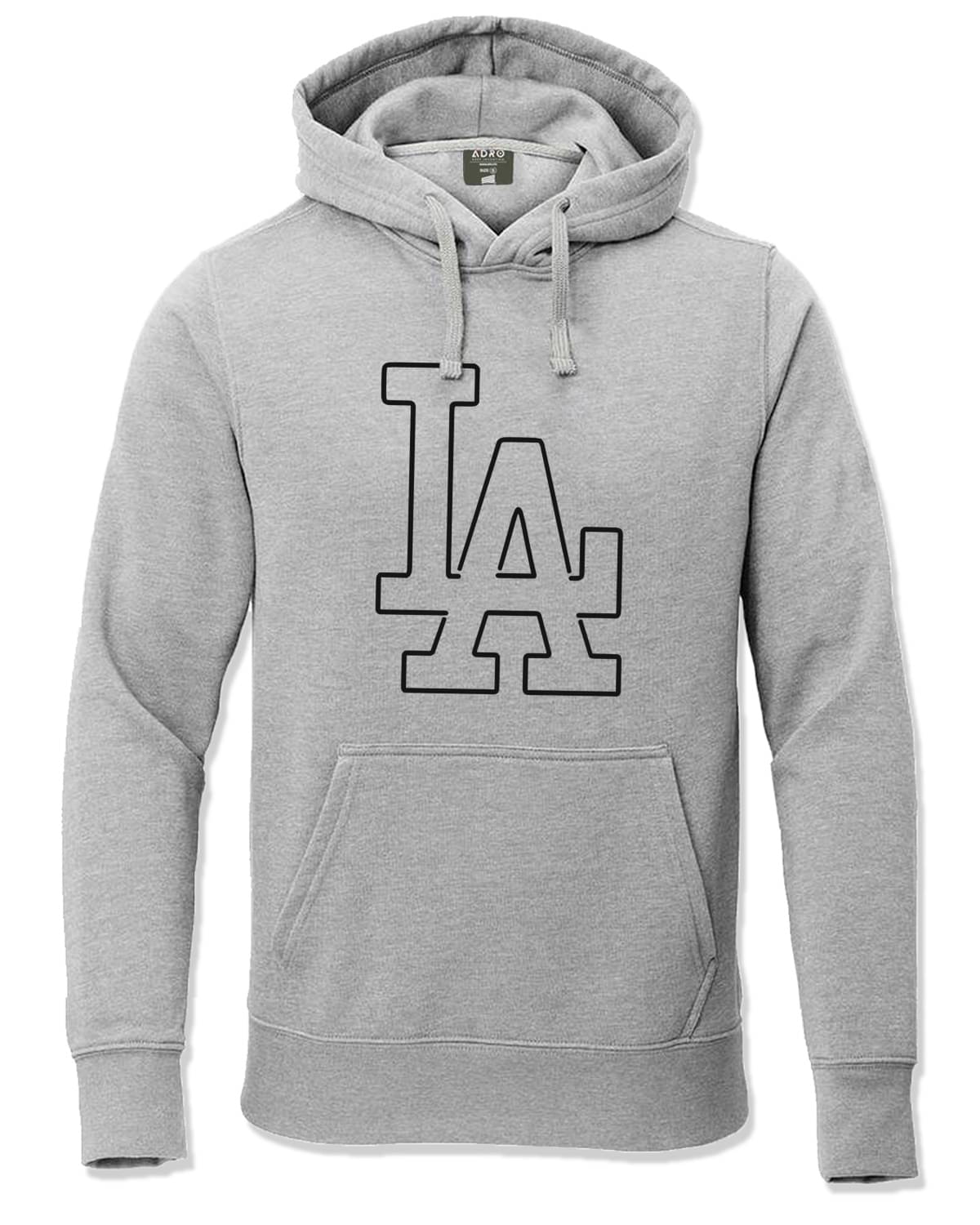     			Adro Fleece Hooded Men's Sweatshirt - Grey ( Pack of 1 )