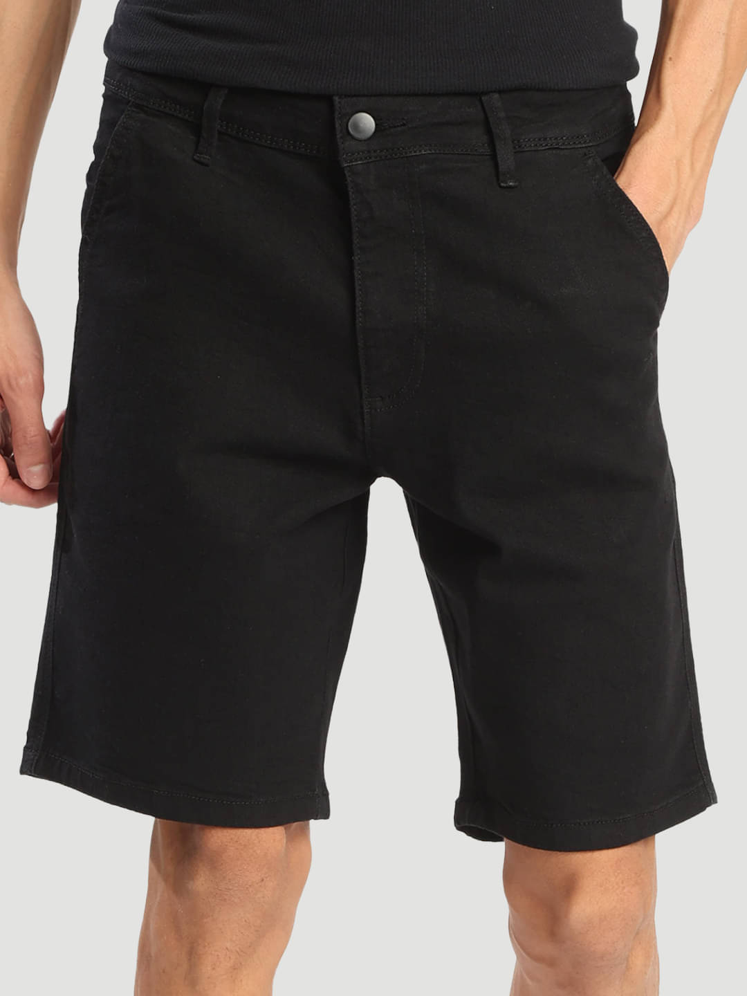 Bene Kleed Black Cotton Blend Men's Shorts ( Pack of 1 )     			Bene Kleed Black Cotton Blend Men's Shorts ( Pack of 1 )