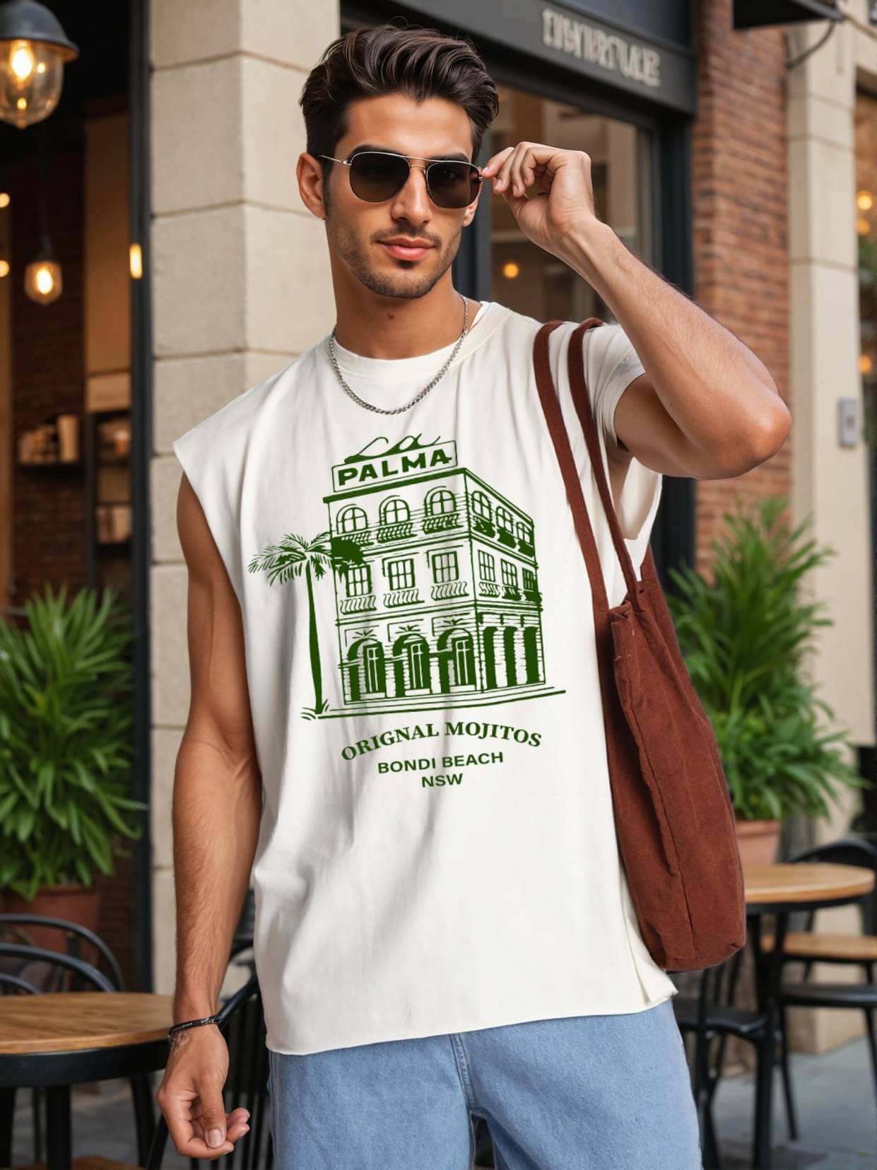     			Bene Kleed Men Cotton Oversized Fit Solid T-Shirt ( Off White )