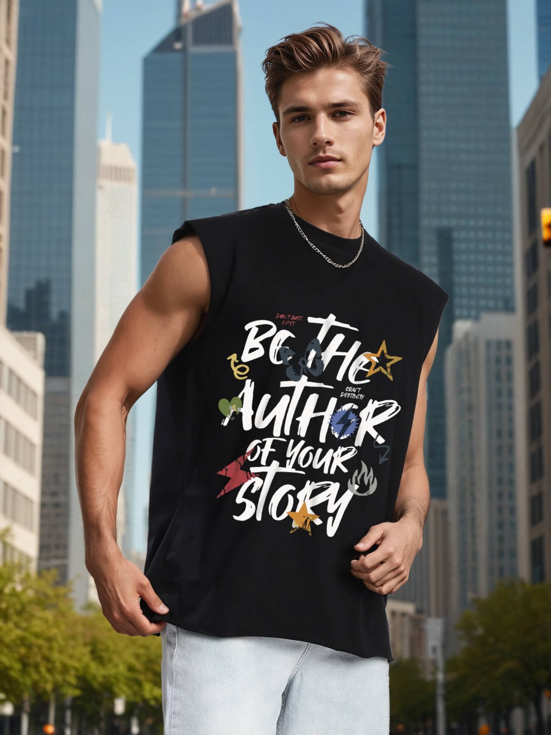     			Bene Kleed Men Cotton Oversized Fit Solid T-Shirt ( Black )
