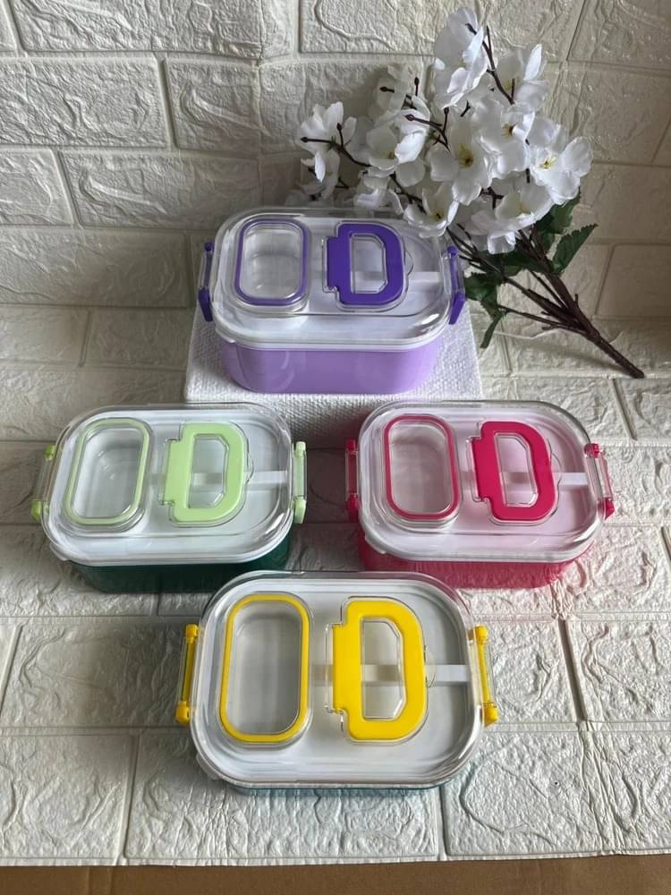 Dreamy Delights Mighty Lunch Box Plastic School Lunch Boxes 2 - Container ( Pack of 1 ) Dreamy Delights Mighty Lunch Box Plastic School Lunch Boxes 2 - Container ( Pack of 1 )