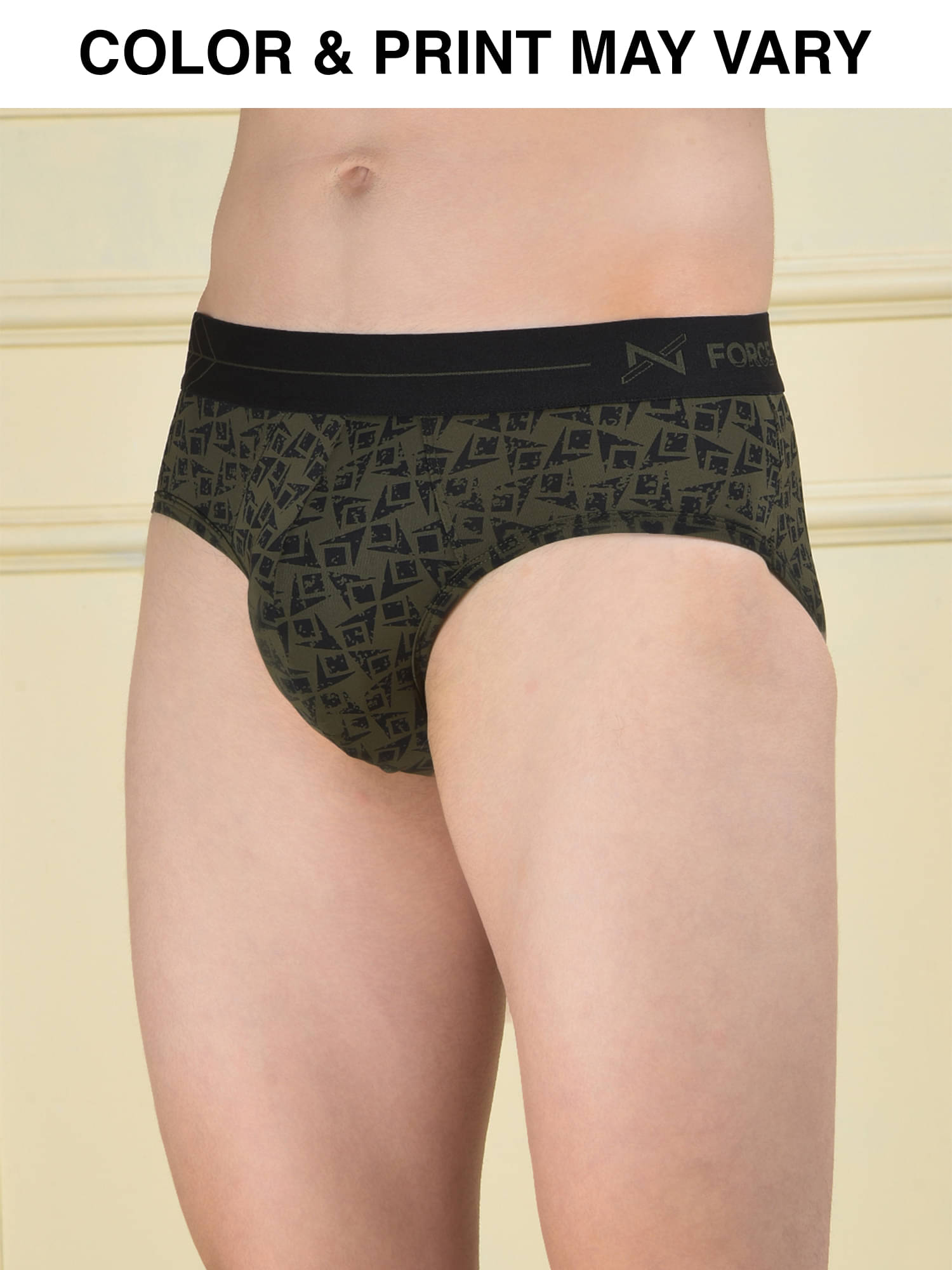     			Force NXT Pack of 1 Elastane Briefs For Men's ( Multicolor5 )