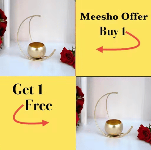     			GN KRAFT WORLD Brass Table Vase 20 cms - Pack of 2