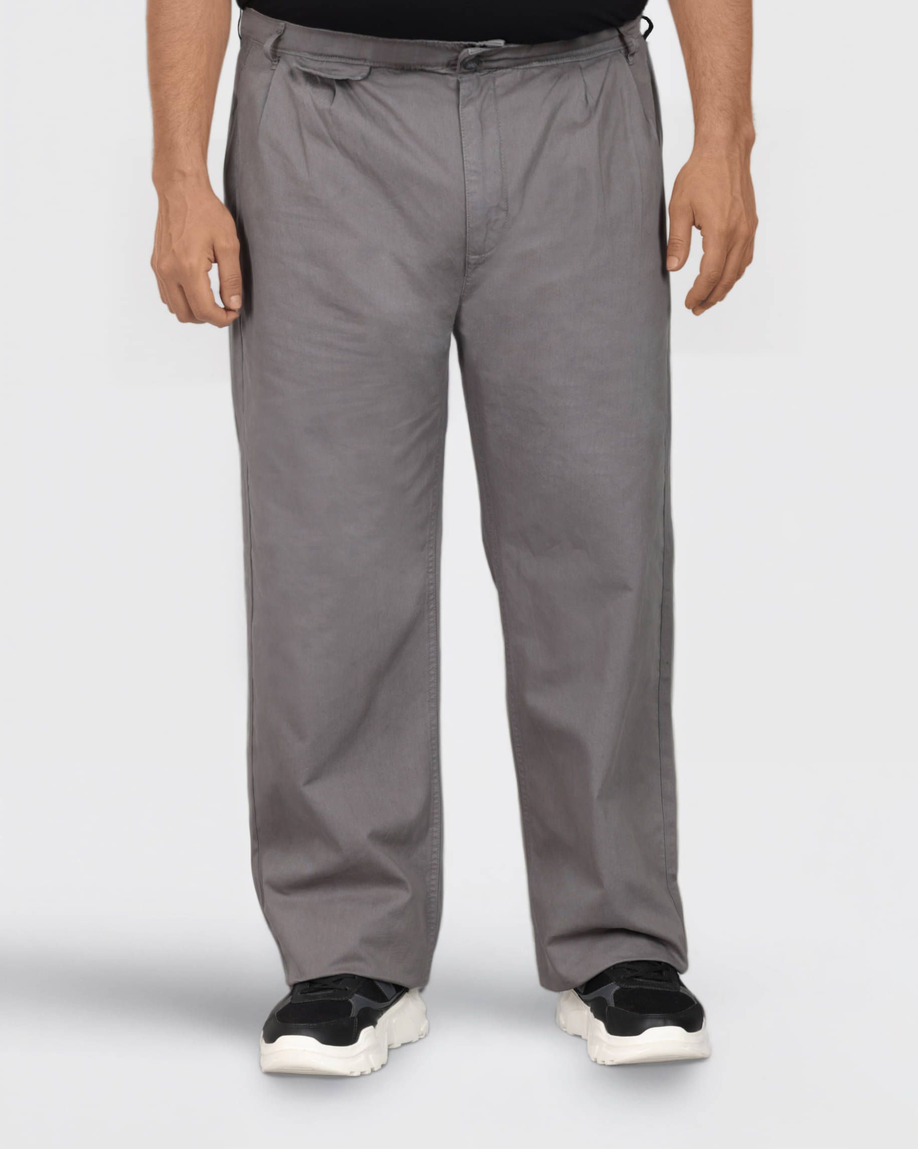     			IVOC Straight Men's Trouser - Grey ( Pack of 1 )