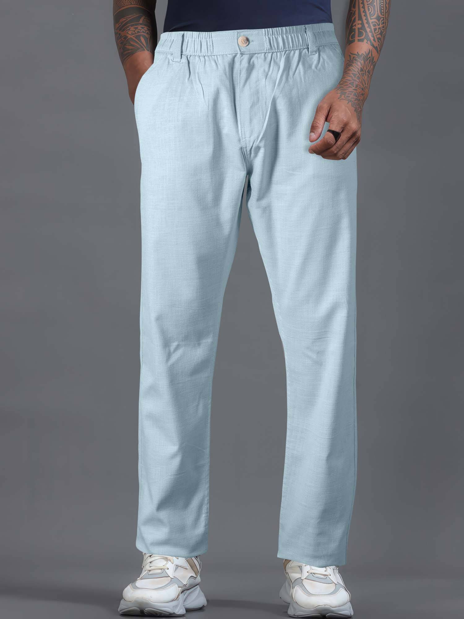     			JB JUST BLACK Relax Men's Trouser - Blue ( Pack of 1 )
