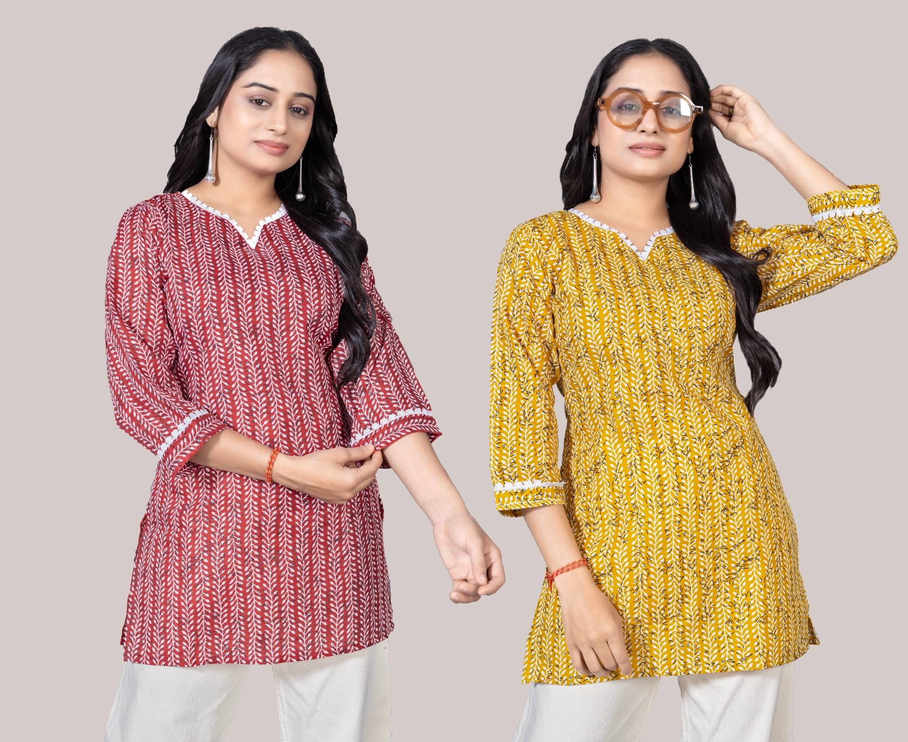     			KALAVRITTA Women Cotton Blend Striped Straight Kurti ( Multicolor 2 )