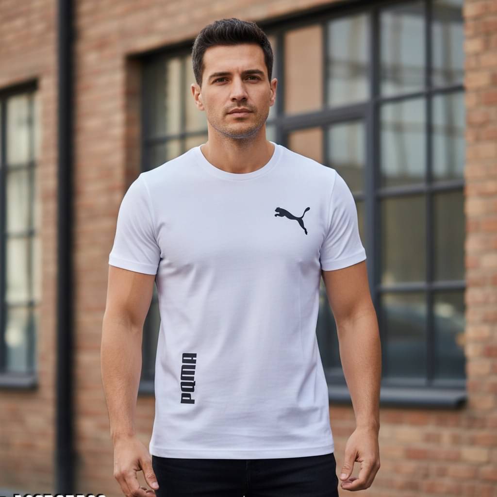 KM Men Polyester Regular Fit Printed T-Shirt ( White ) KM Men Polyester Regular Fit Printed T-Shirt ( White )