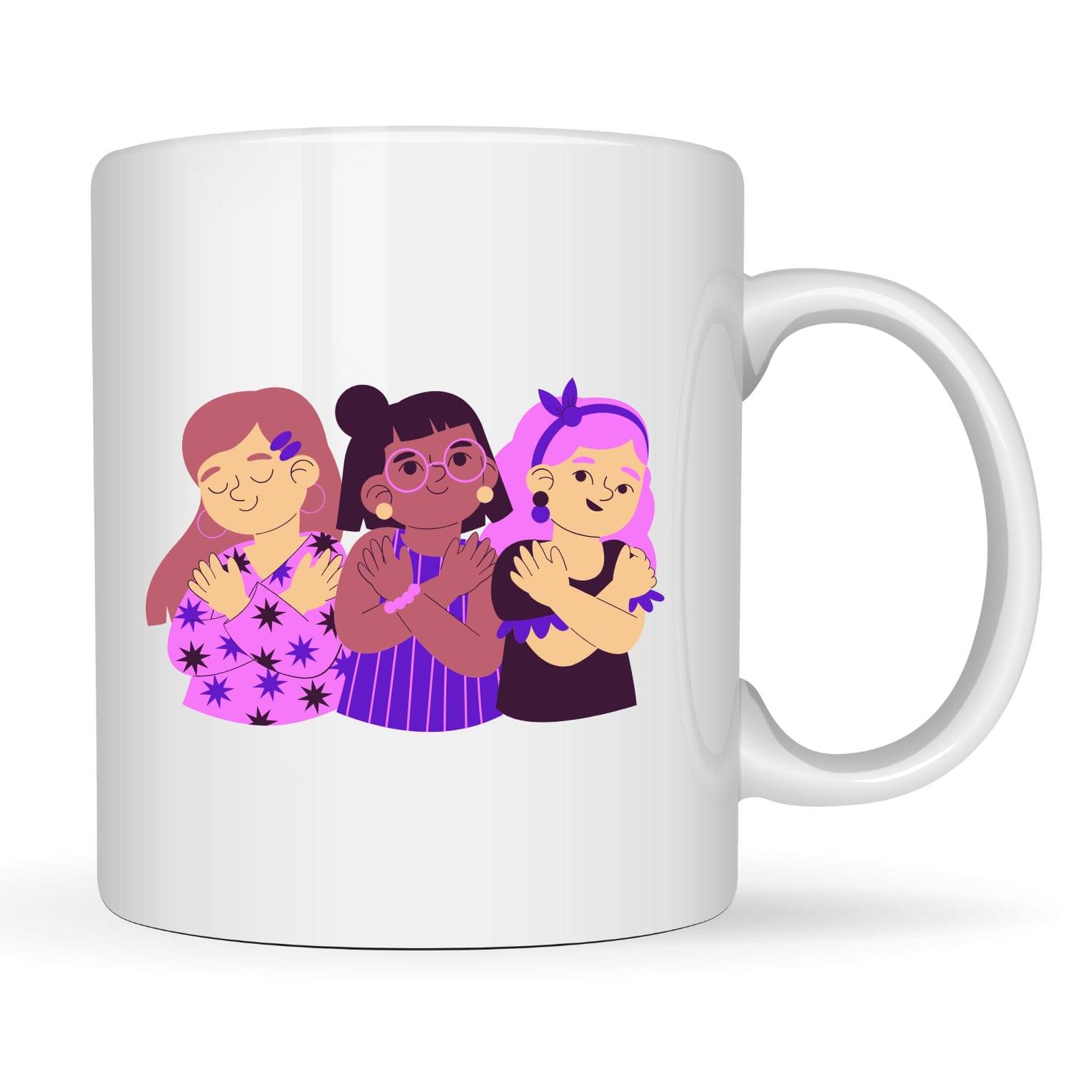     			Ridaa Girls Printed Mug Ceramic Coffee Mug 350 mL ( Pack of 1 )
