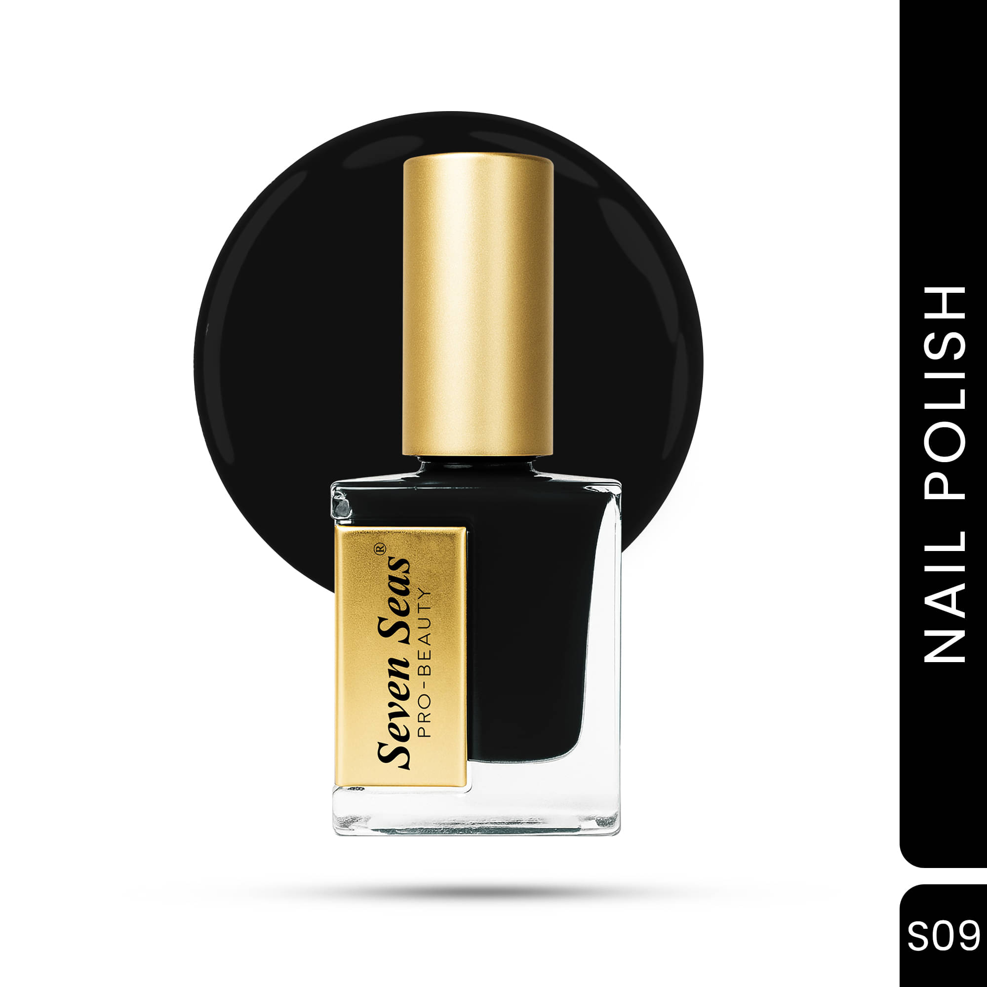     			Seven Seas Black Matte Nail Polish 11 ( Pack of 1 )