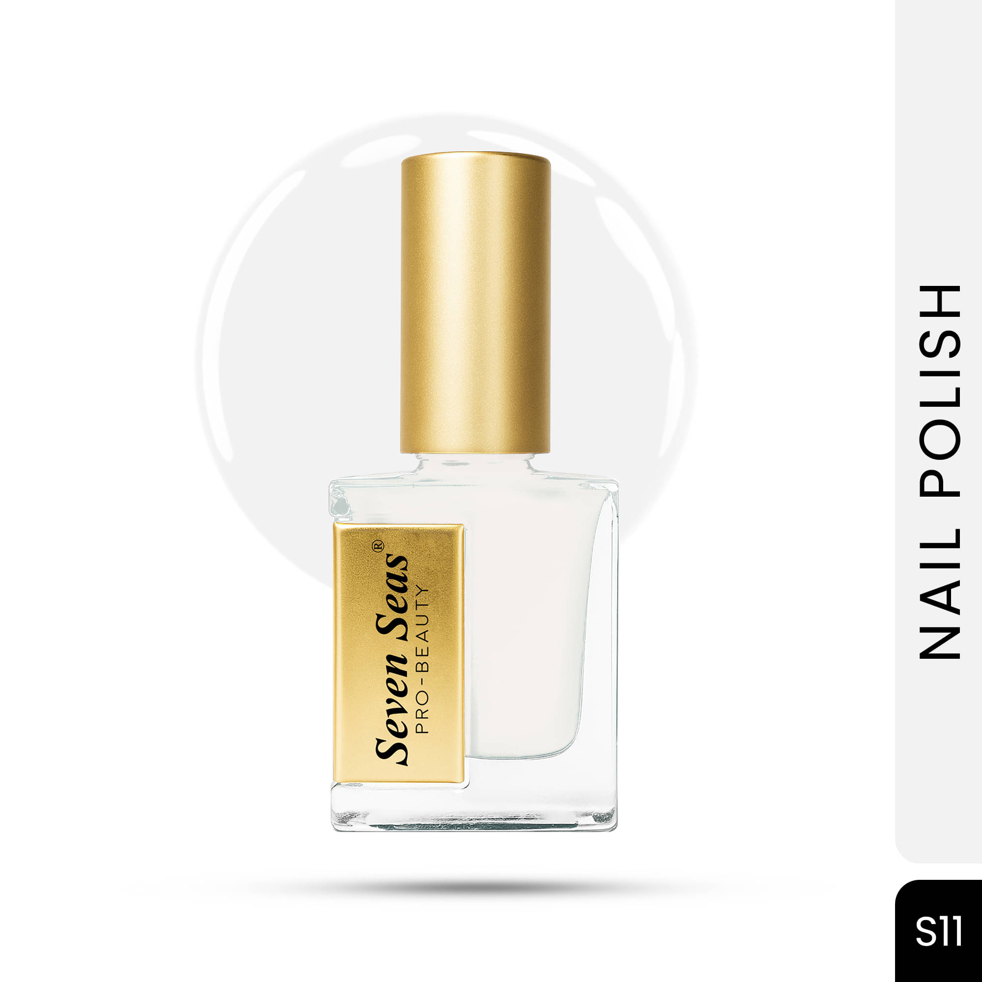    			Seven Seas White Matte Nail Polish 11 ( Pack of 1 )