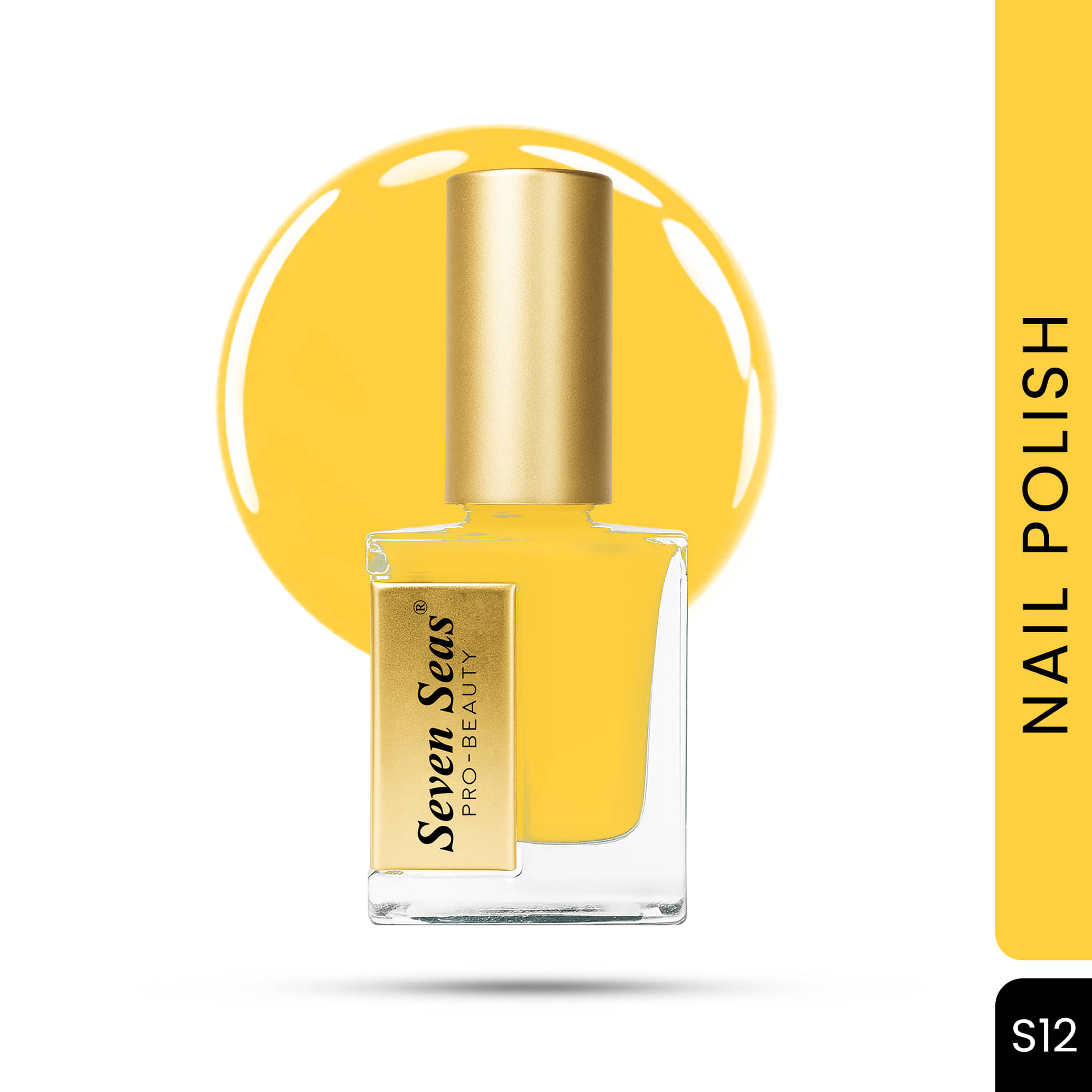     			Seven Seas Yellow Matte Nail Polish 11 ( Pack of 1 )