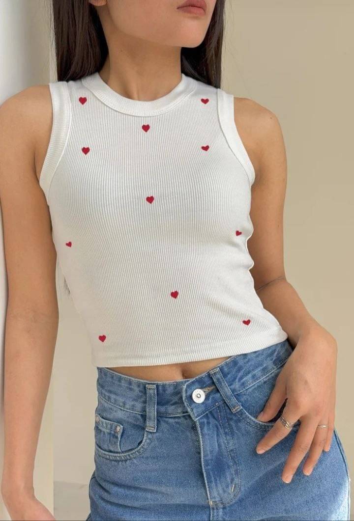     			Theasvolks Women's Cotton Crop Top ( White )