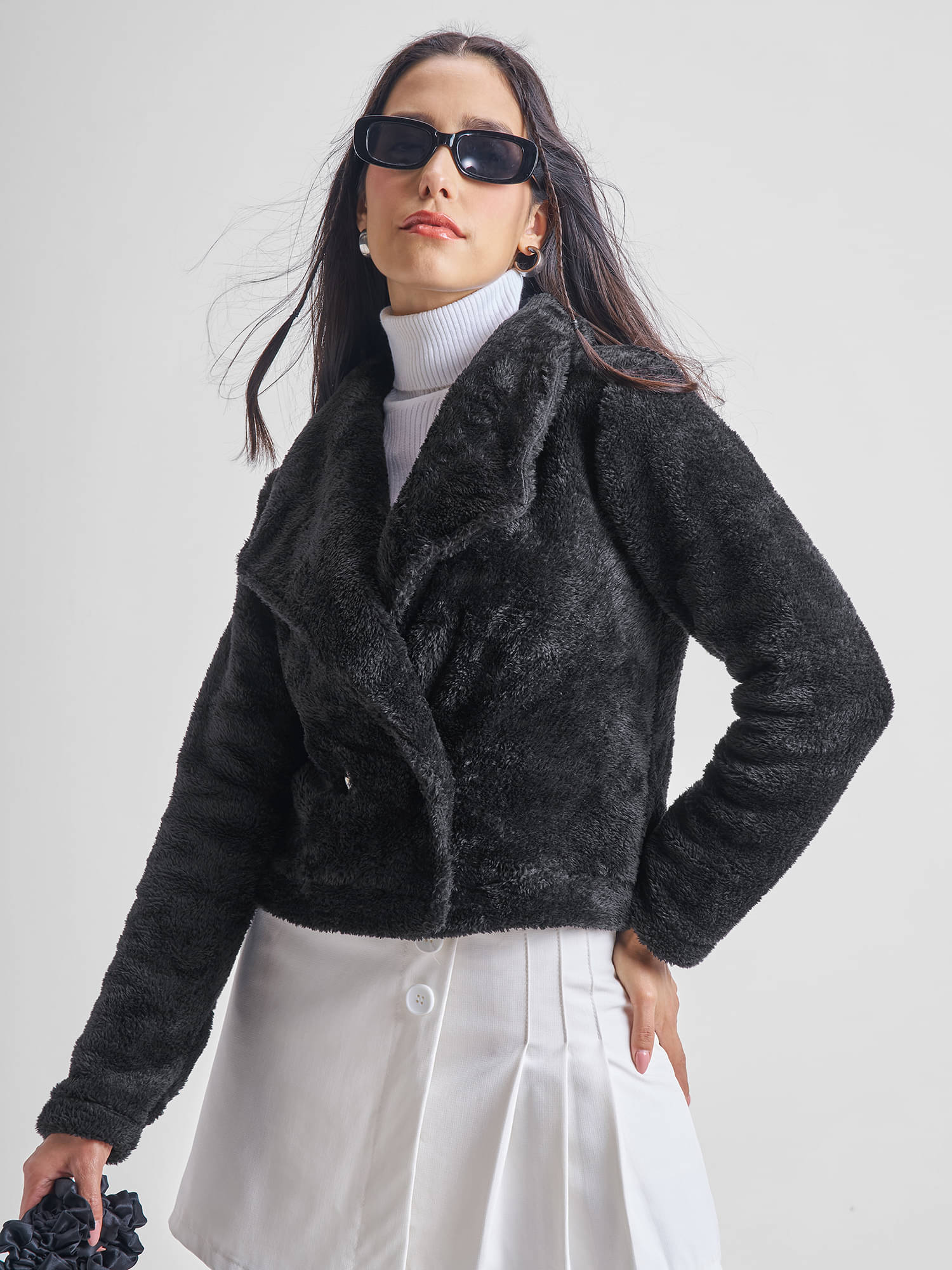     			Tokyo Talkies - Polyester Black Quilted/Padded Jackets