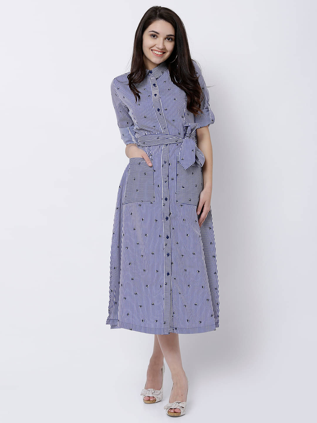 Tokyo Talkies Women Polyester Shirt Dress ( Multi Color ) Tokyo Talkies Women Polyester Shirt Dress ( Multi Color )