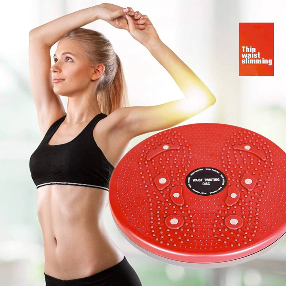    			Tummy Twister Abdominal ABS Exerciser Body Toner Fat Buster Oblique Workout Pack of 1, Red