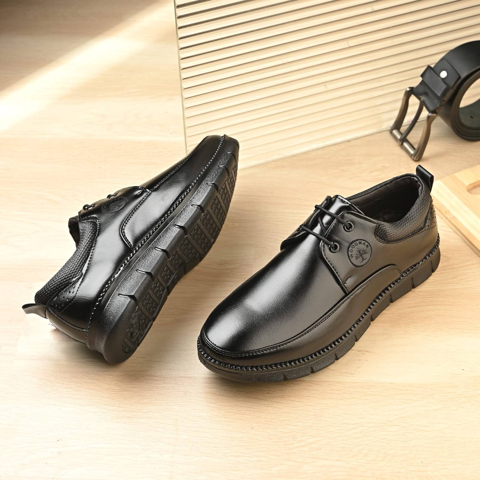Woodman Casual shoes for Men Black Men's Lifestyle Shoes     			Woodman Casual shoes for Men Black Men's Lifestyle Shoes