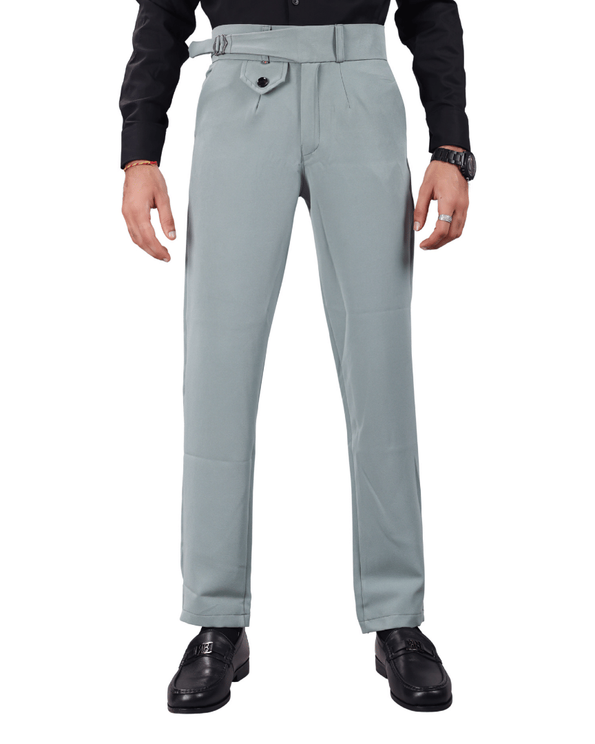     			ikigai Straight Men's Gurkha Pant - Light Green ( Pack of 1 )