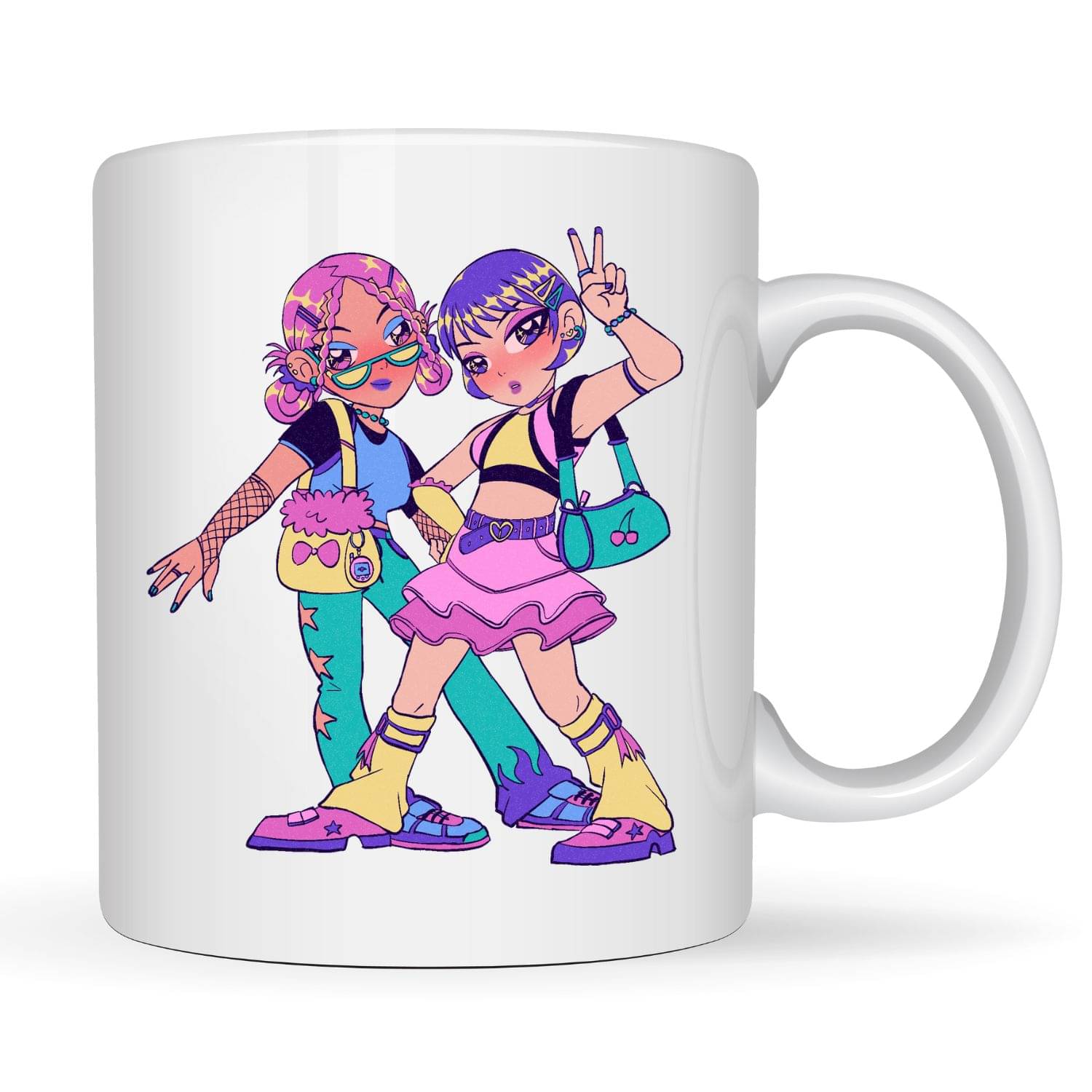     			maddock corp Girls Printed mug Ceramic Coffee Mug 350 mL ( Pack of 1 )