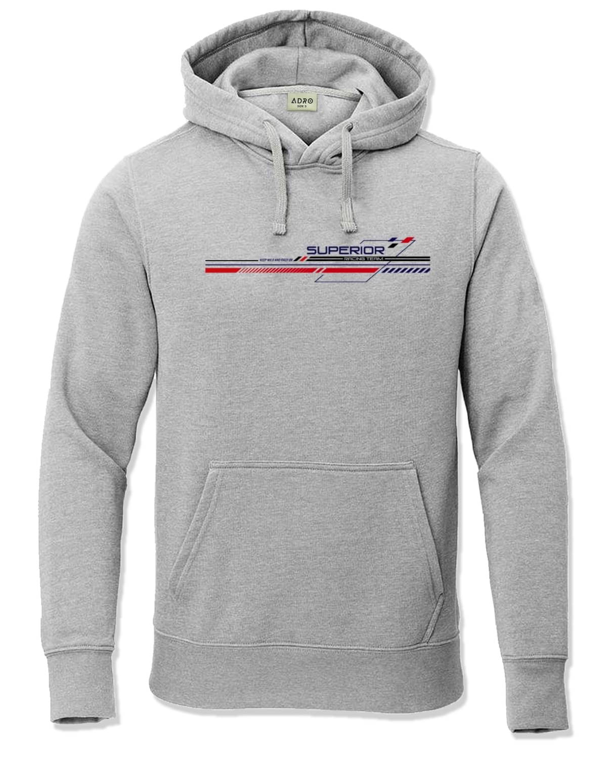 Adro Fleece Hooded Men's Sweatshirt - Grey ( Pack of 1 )     			Adro Fleece Hooded Men's Sweatshirt - Grey ( Pack of 1 )